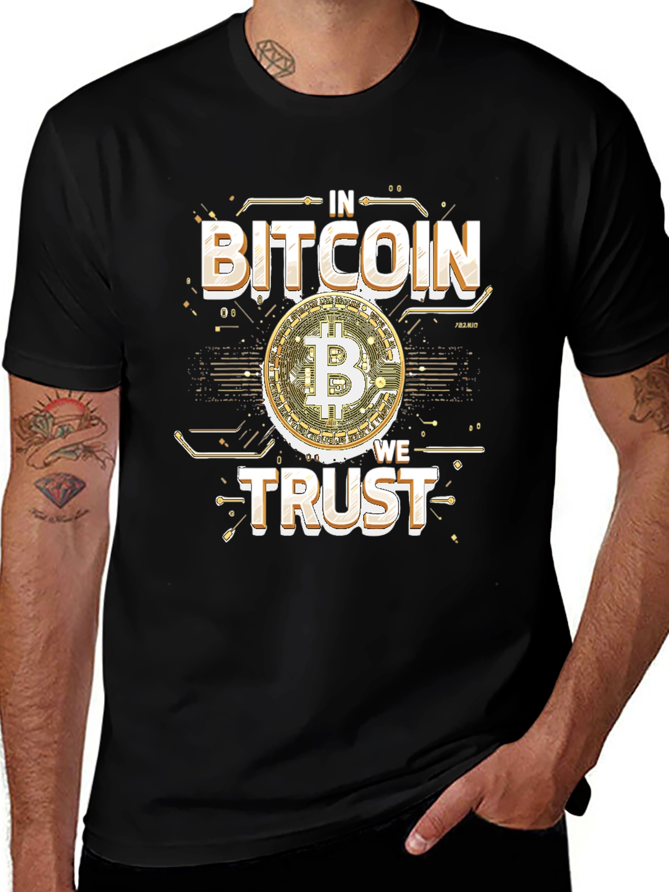 Bitcoin T-Shirt - Crypto In We Trust