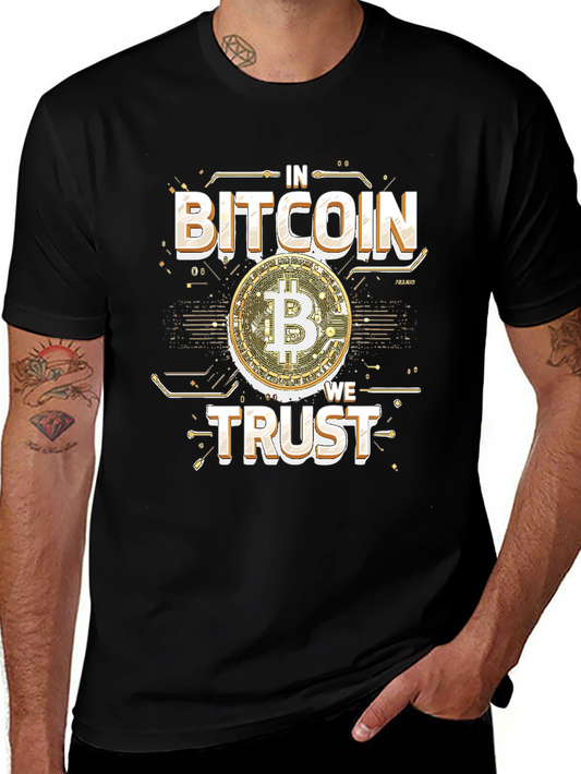 Bitcoin T-Shirt - Crypto In We Trust