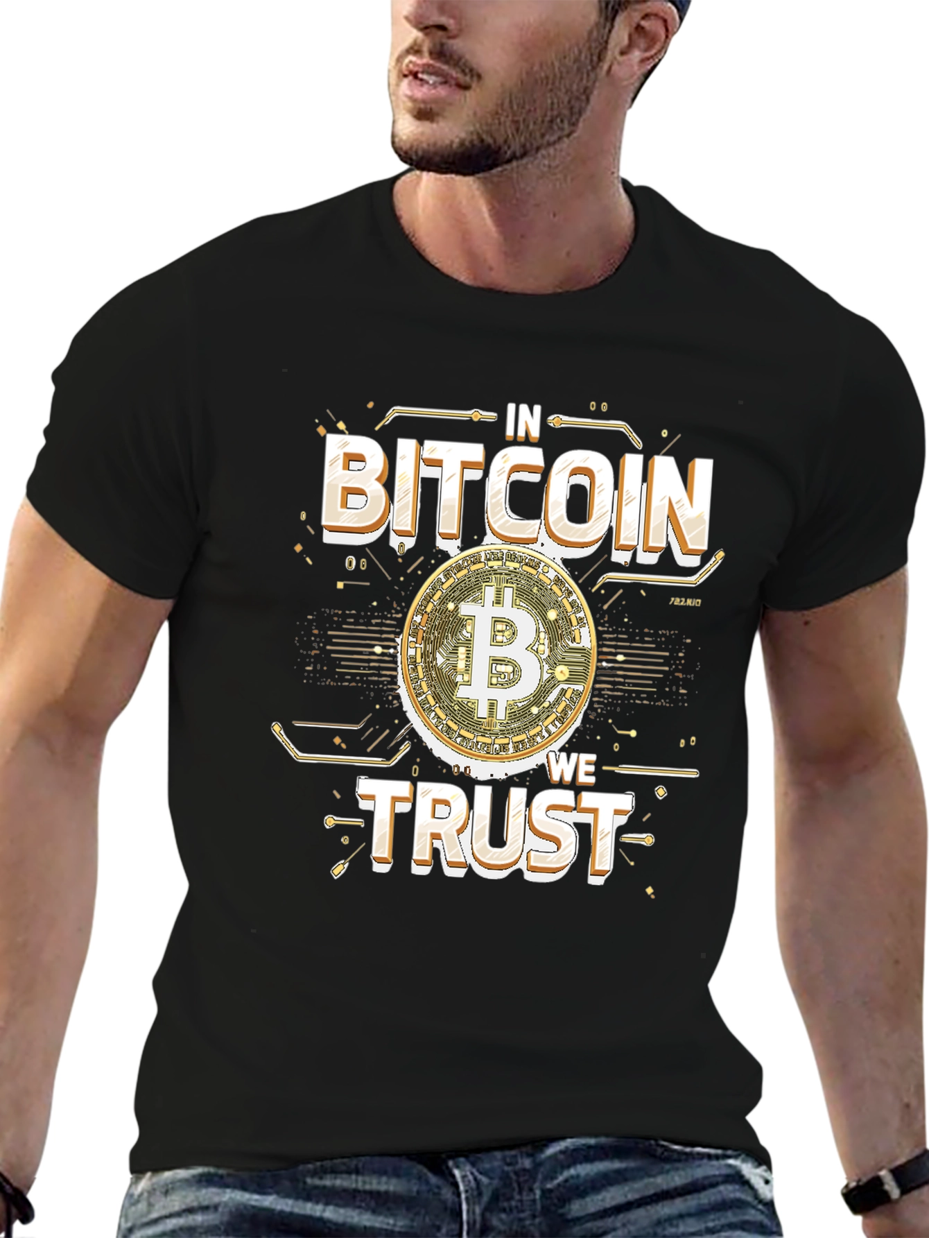 Bitcoin T-Shirt - Crypto In We Trust
