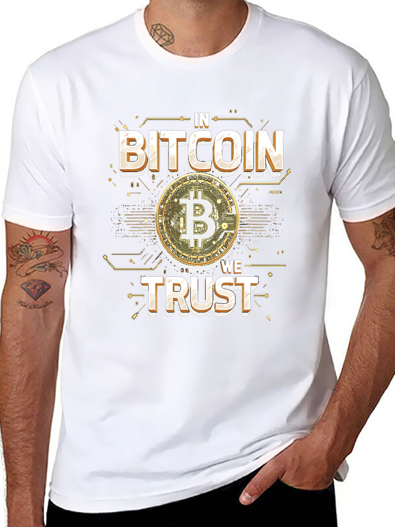 Bitcoin T-Shirt - Crypto In We Trust