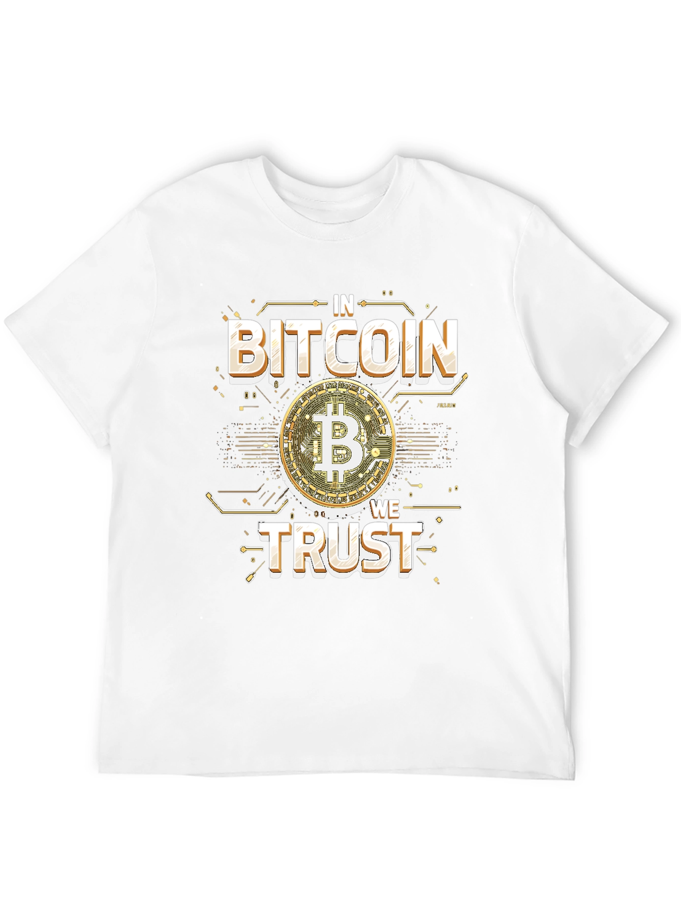 Bitcoin T-Shirt - Crypto In We Trust