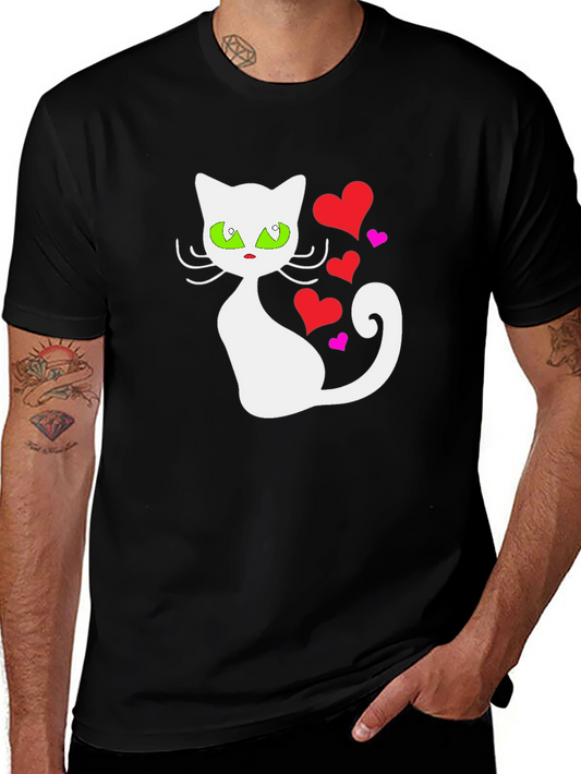 Black Cat Love T-Shirt