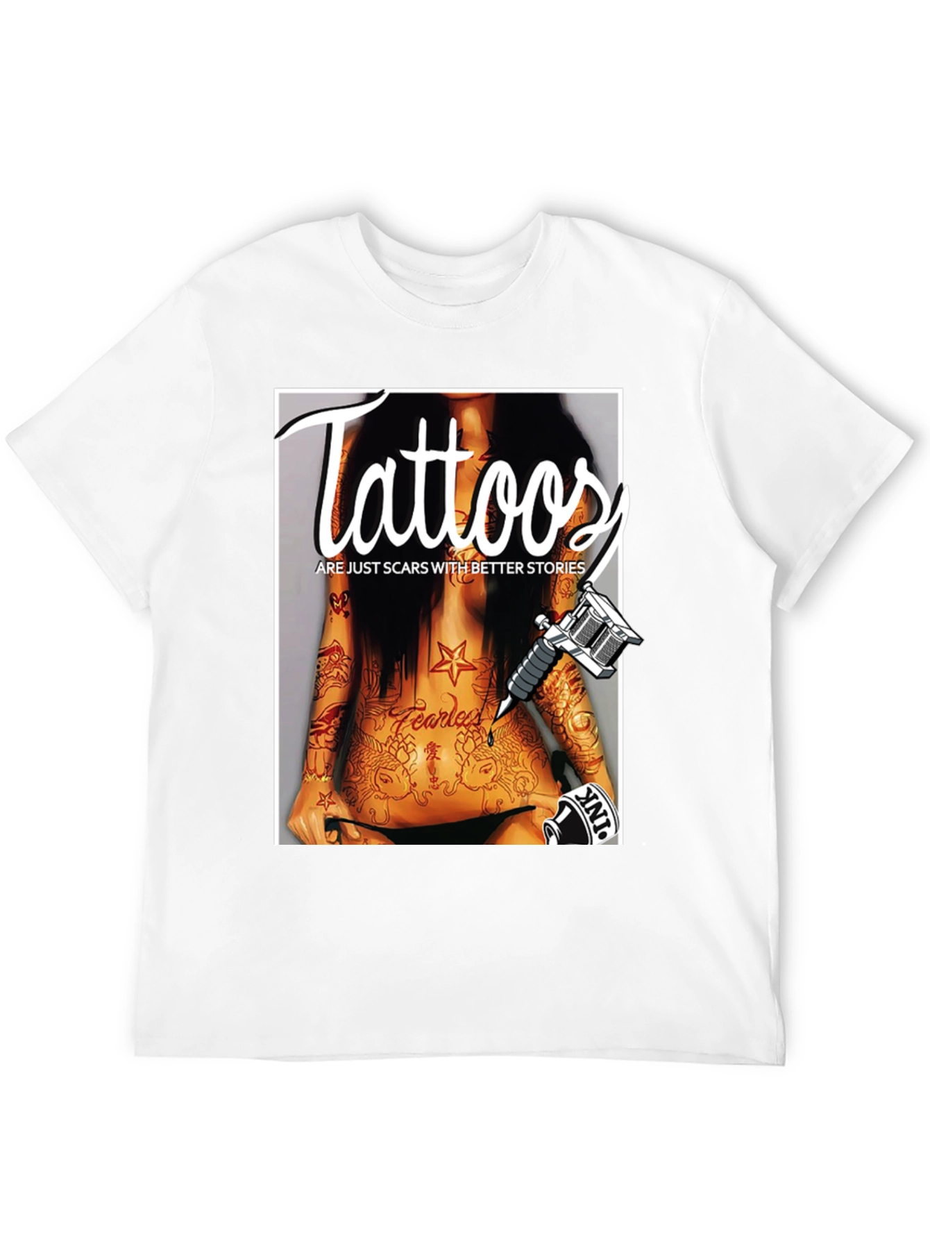 Tattoos Are Just Scars Tee