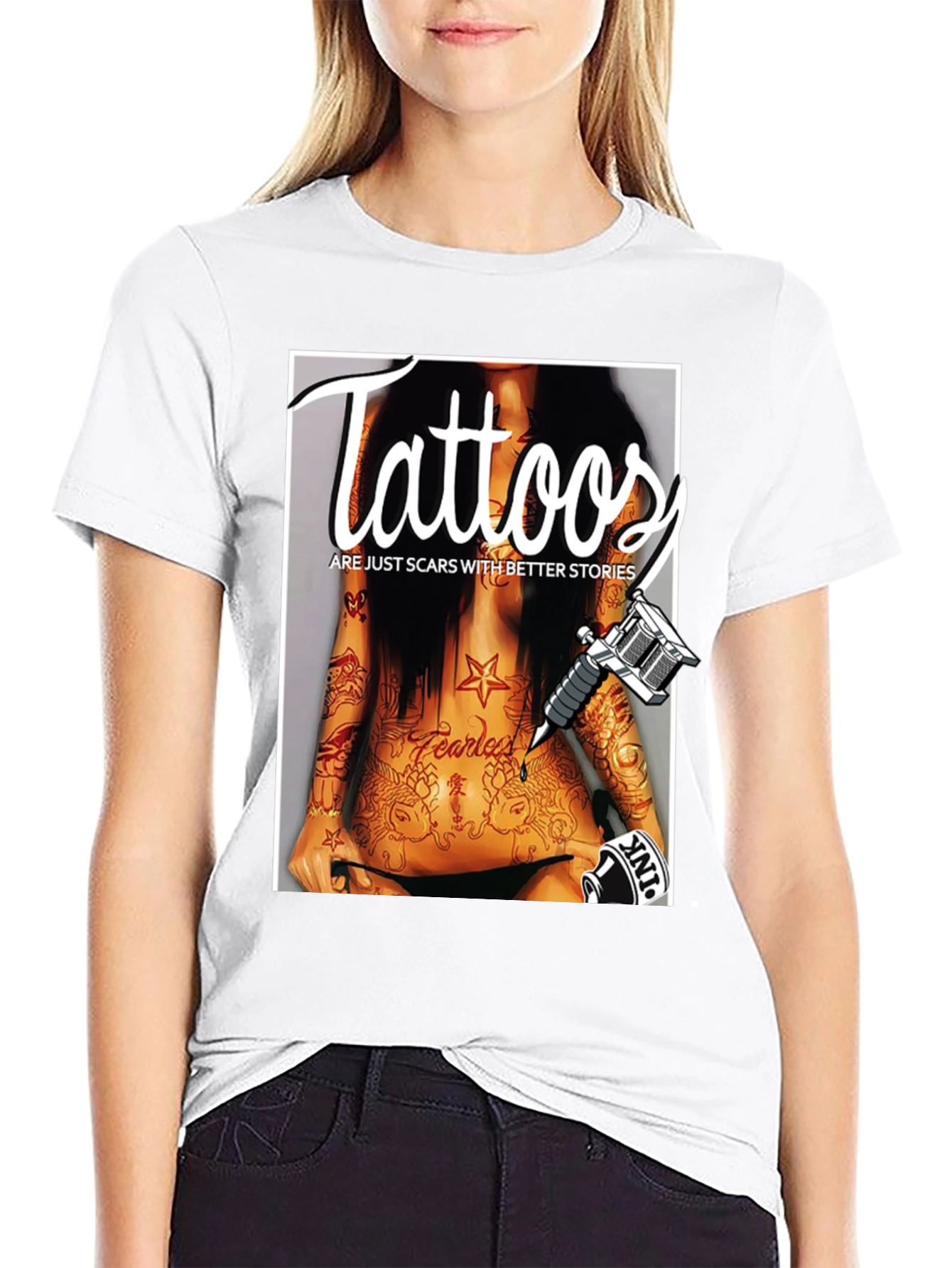 Tattoos Are Just Scars Tee