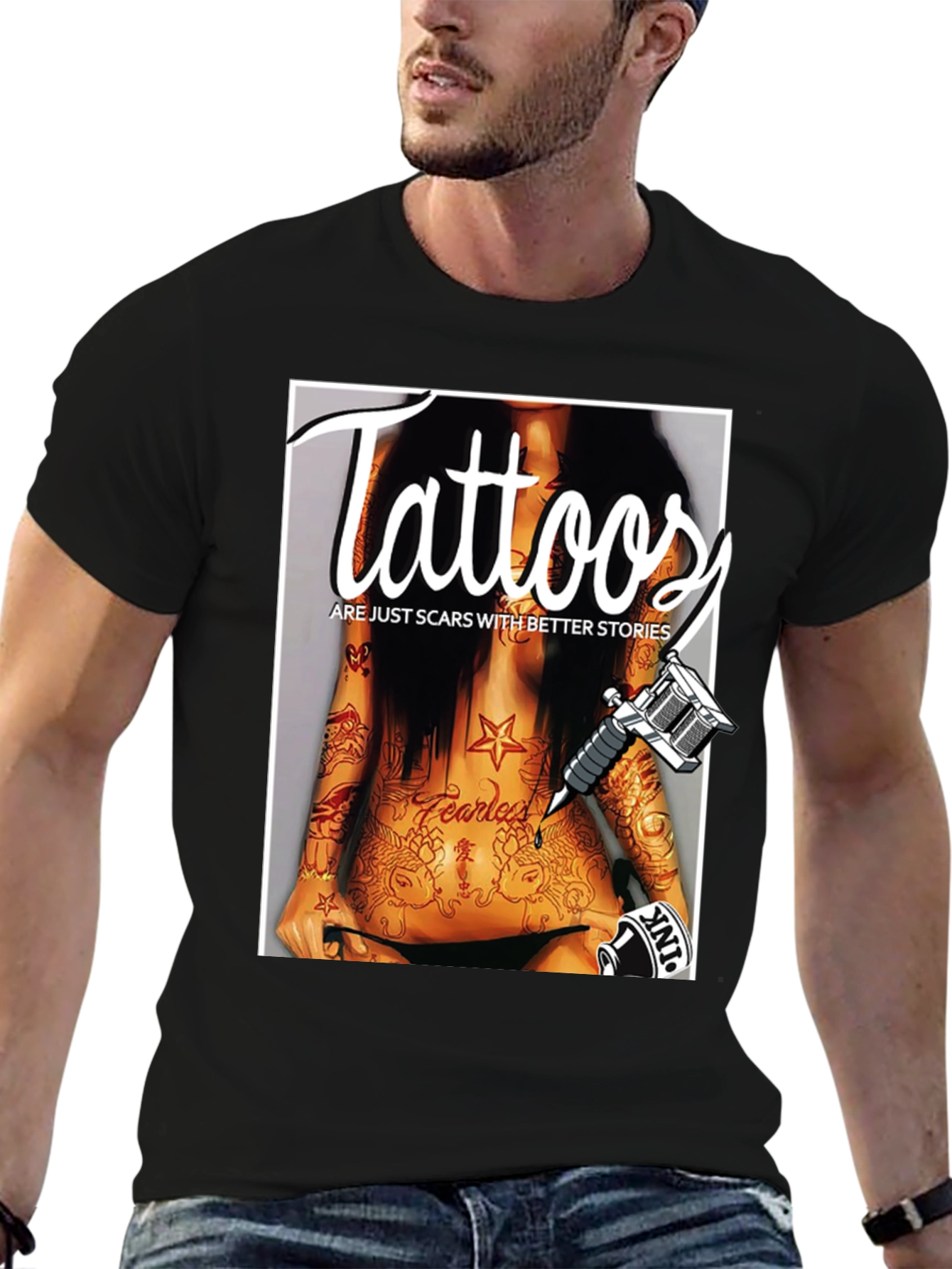Tattoos Are Just Scars Tee
