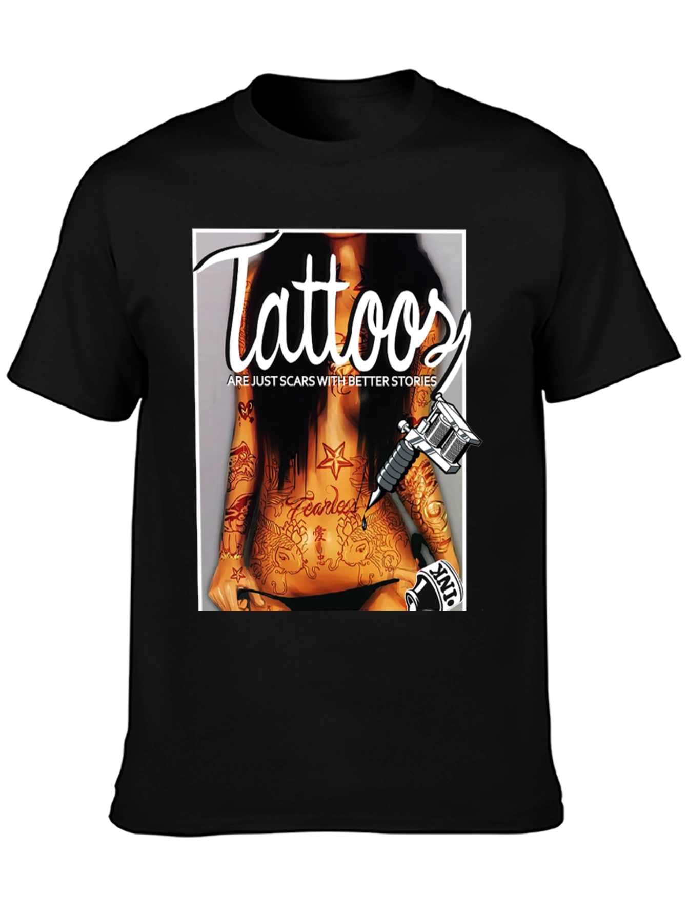 Tattoos Are Just Scars Tee