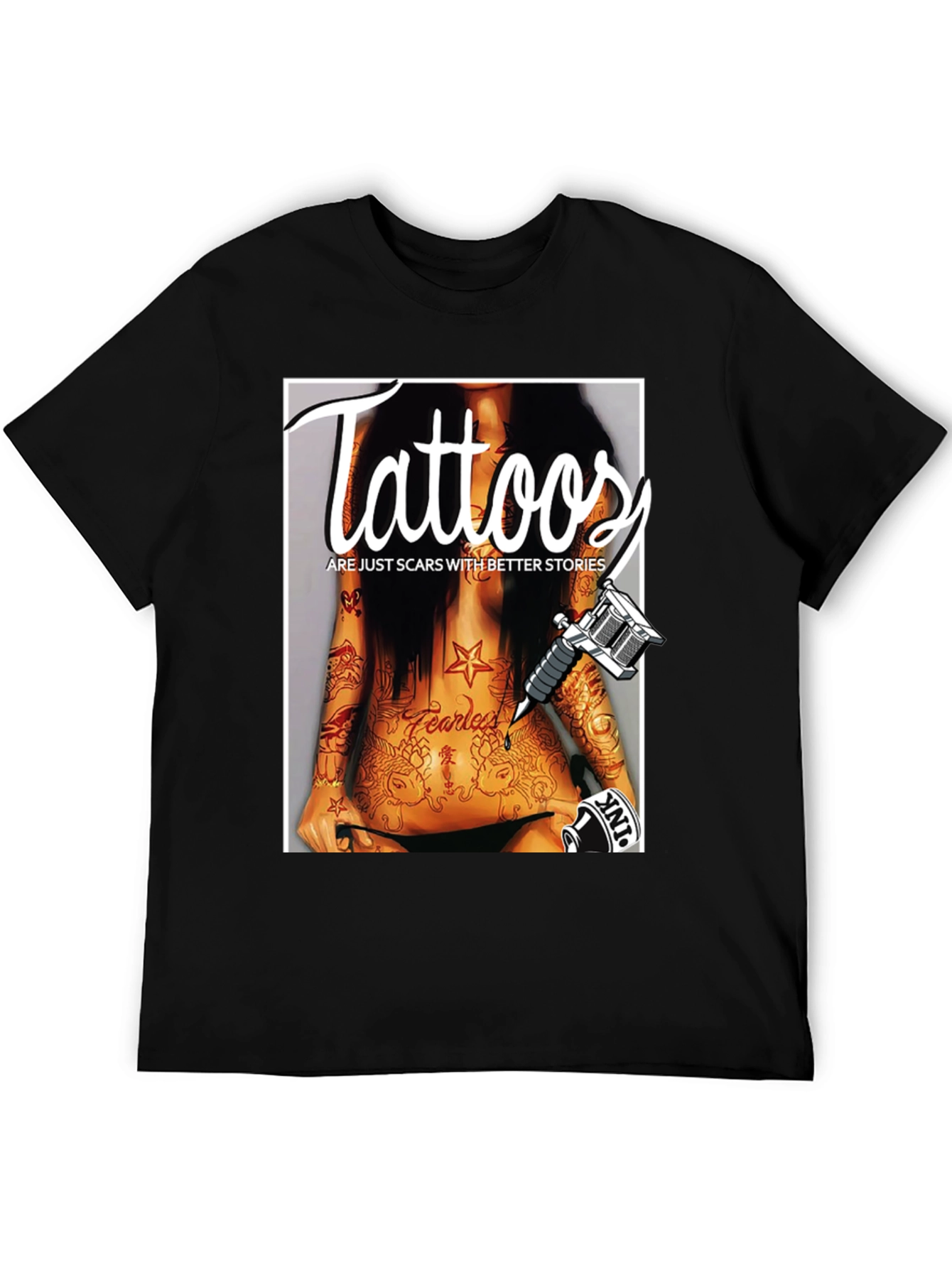 Tattoos Are Just Scars Tee