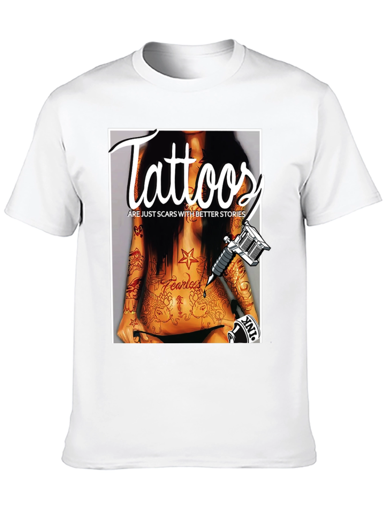 Tattoos Are Just Scars Tee