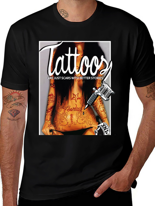 Tattoos Are Just Scars Tee