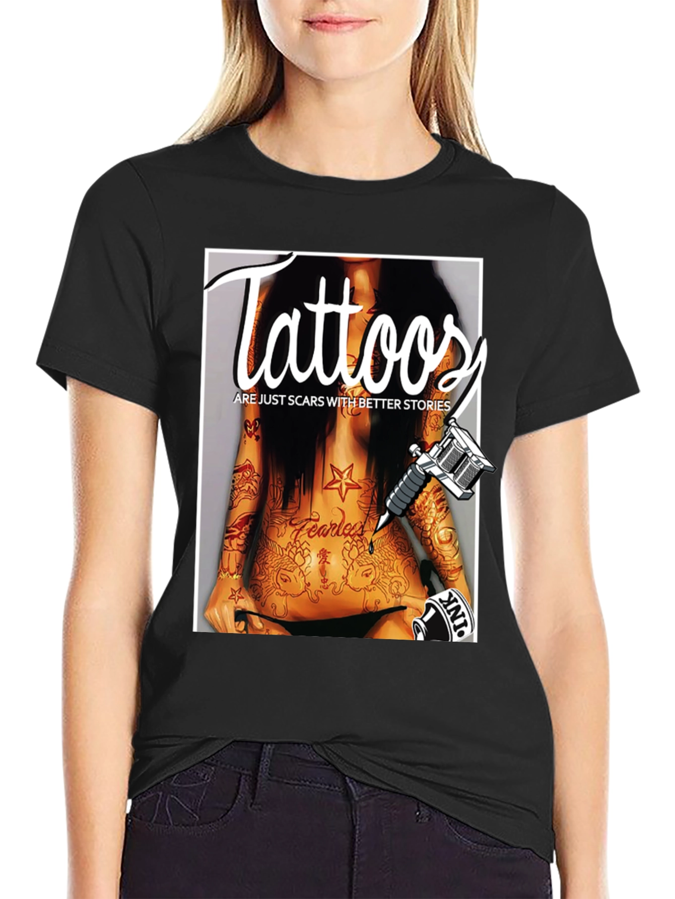 Tattoos Are Just Scars Tee