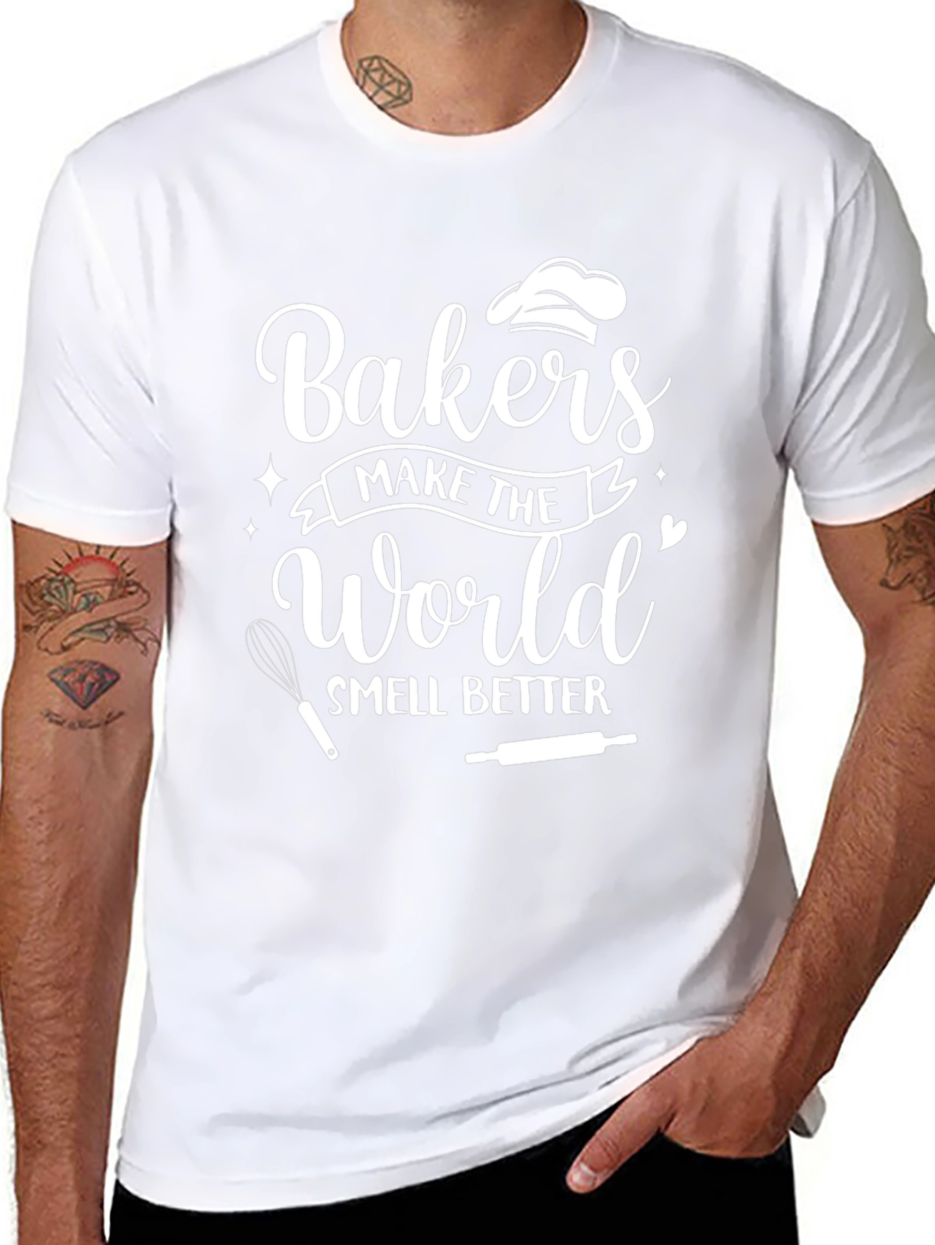 Bakers Make The World Smell Better Black T-Shirt