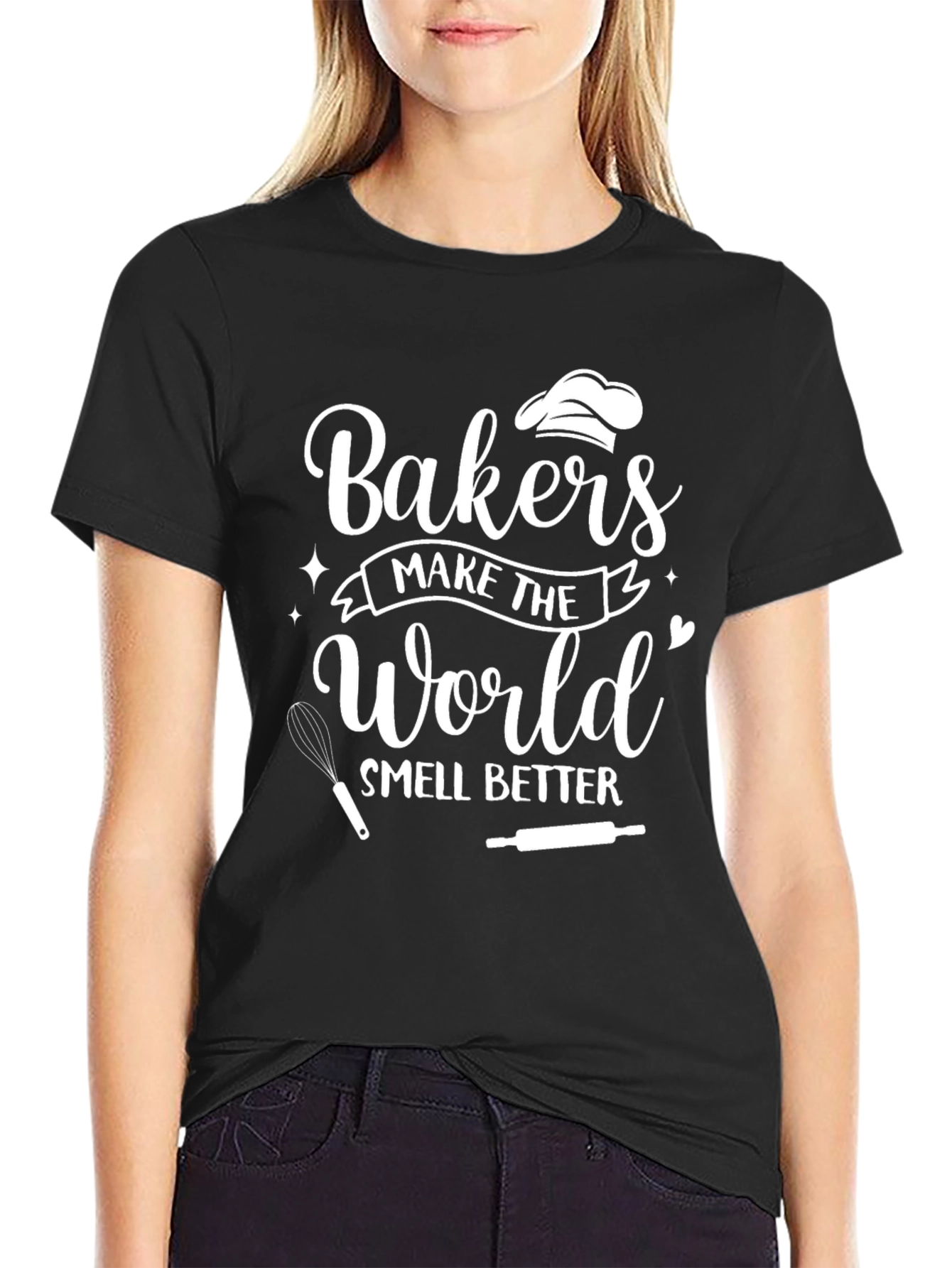 Bakers Make The World Smell Better Black T-Shirt