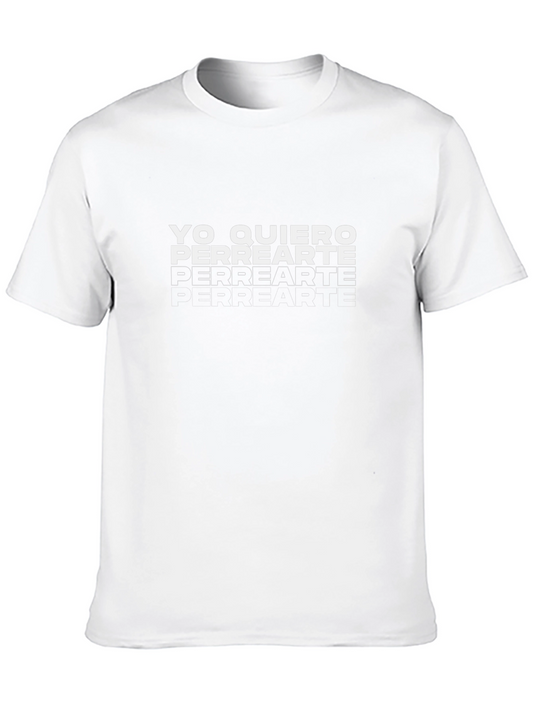 Yo Quiero Perrearte T-Shirt - Black Cotton Tee