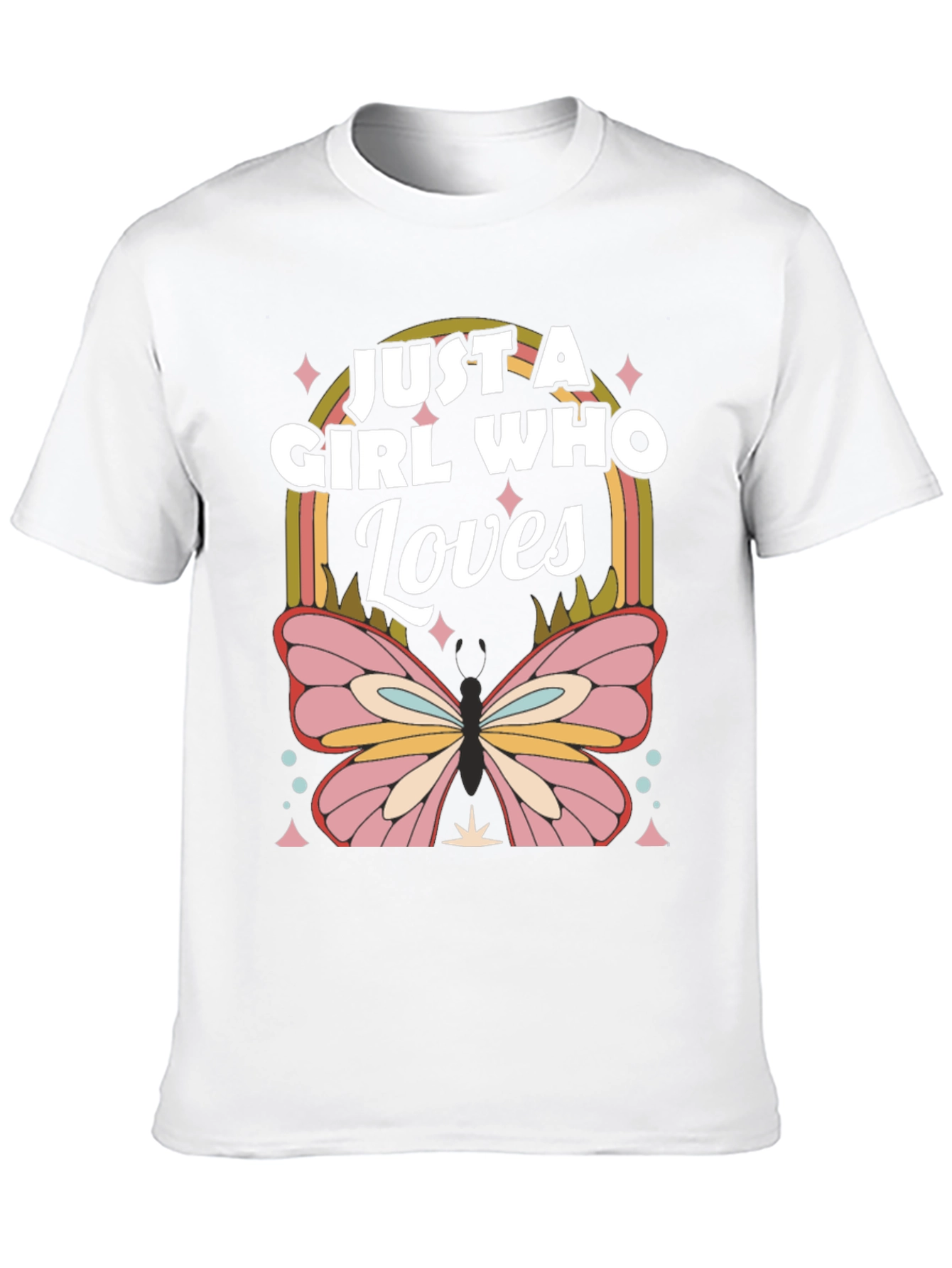 Just a Girl Who Loves Butterflies T-Shirt