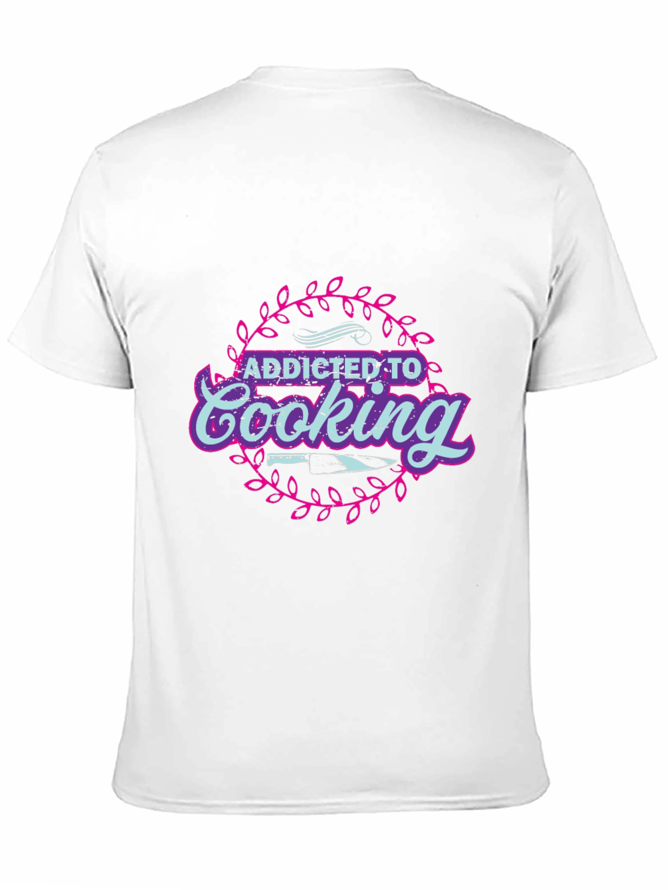 Addicted to Cooking T-Shirt Chef Foodie Tee