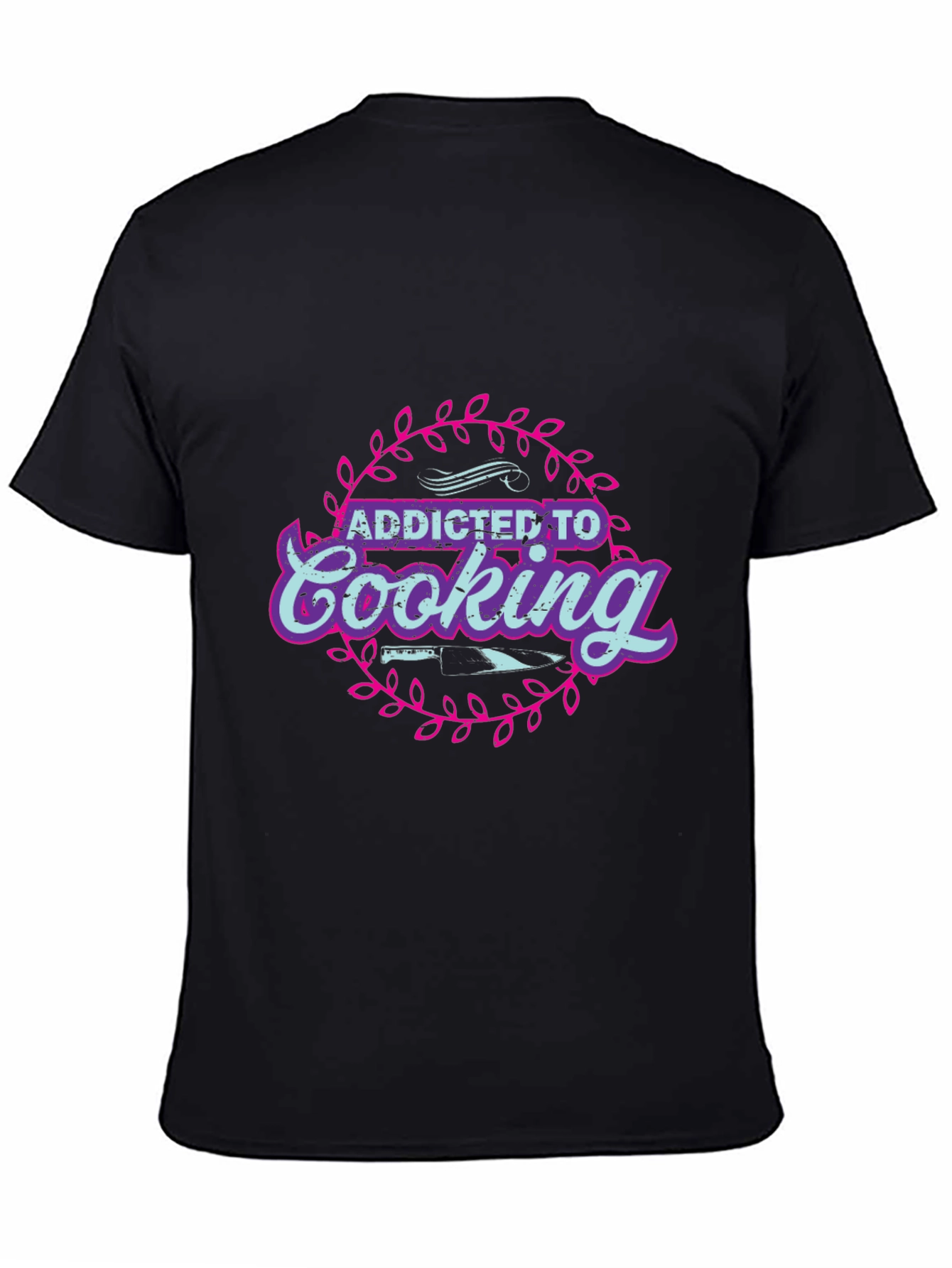 Addicted to Cooking T-Shirt Chef Foodie Tee