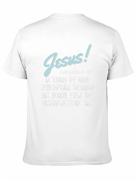 Jesus Colossians 1:14 T-Shirt Christian Apparel
