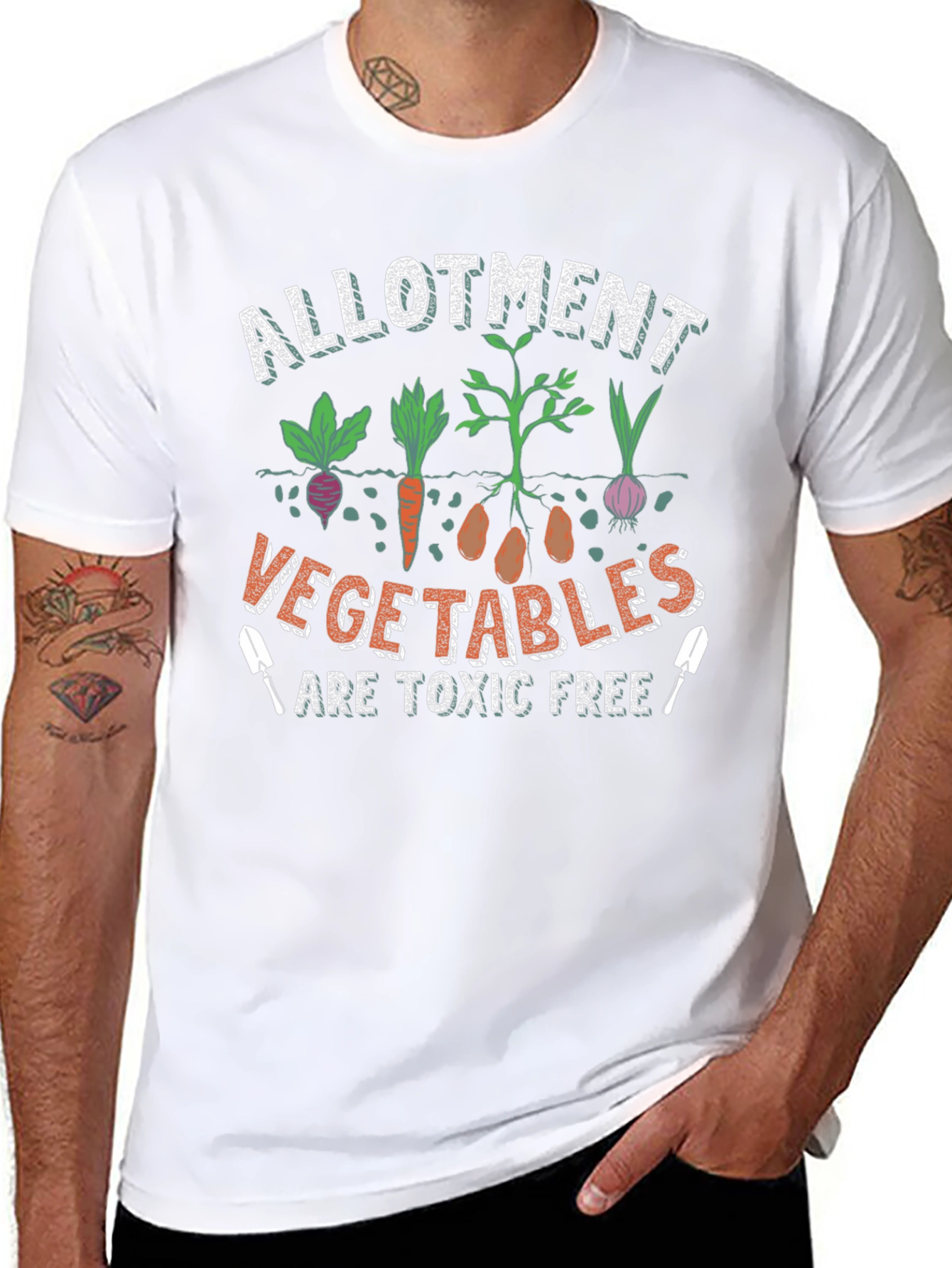 Allotment Vegetables Toxic Free T-Shirt