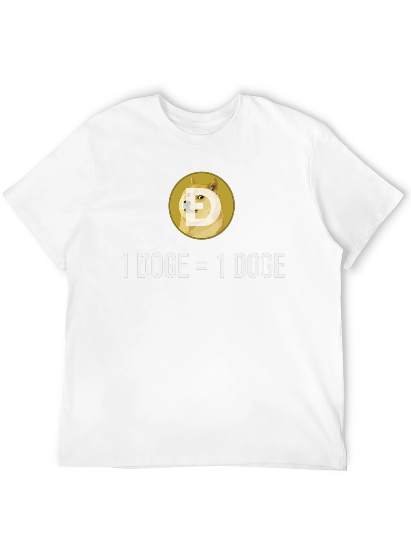 Doge Meme T-Shirt - 1 DOGE = 1 DOGE