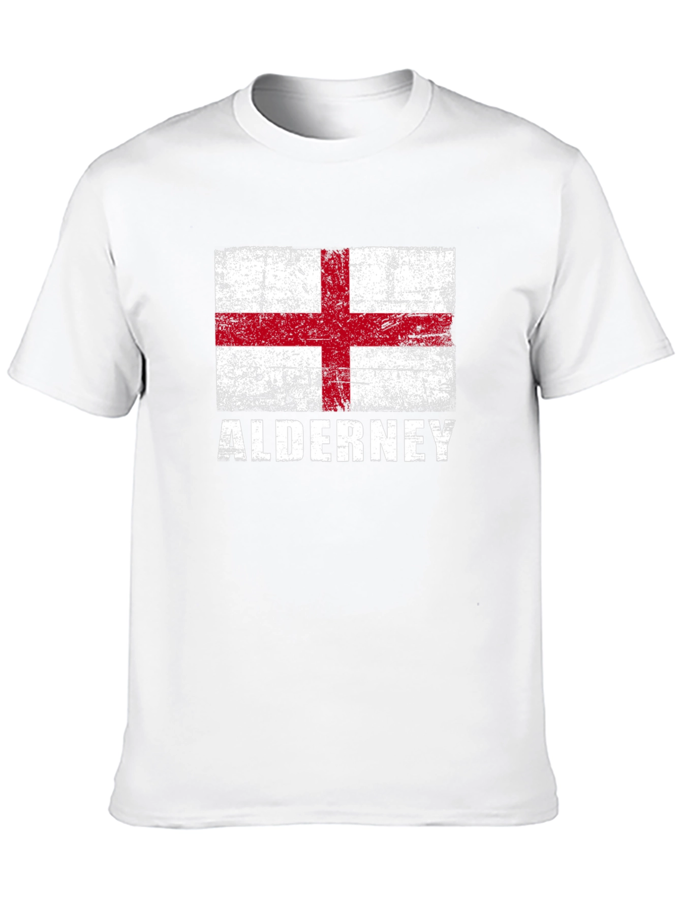 Alderney Flag Graphic T-Shirt - Black Jersey Tee