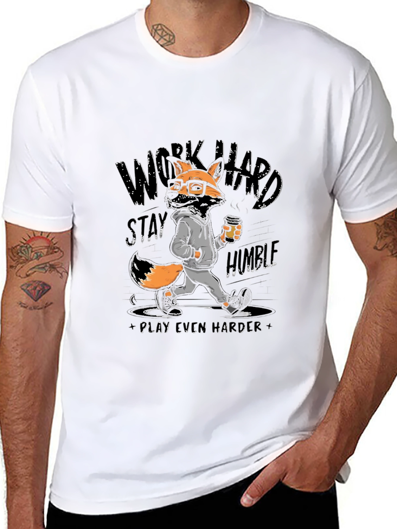 Work Hard Stay Humble Graphic T-Shirt