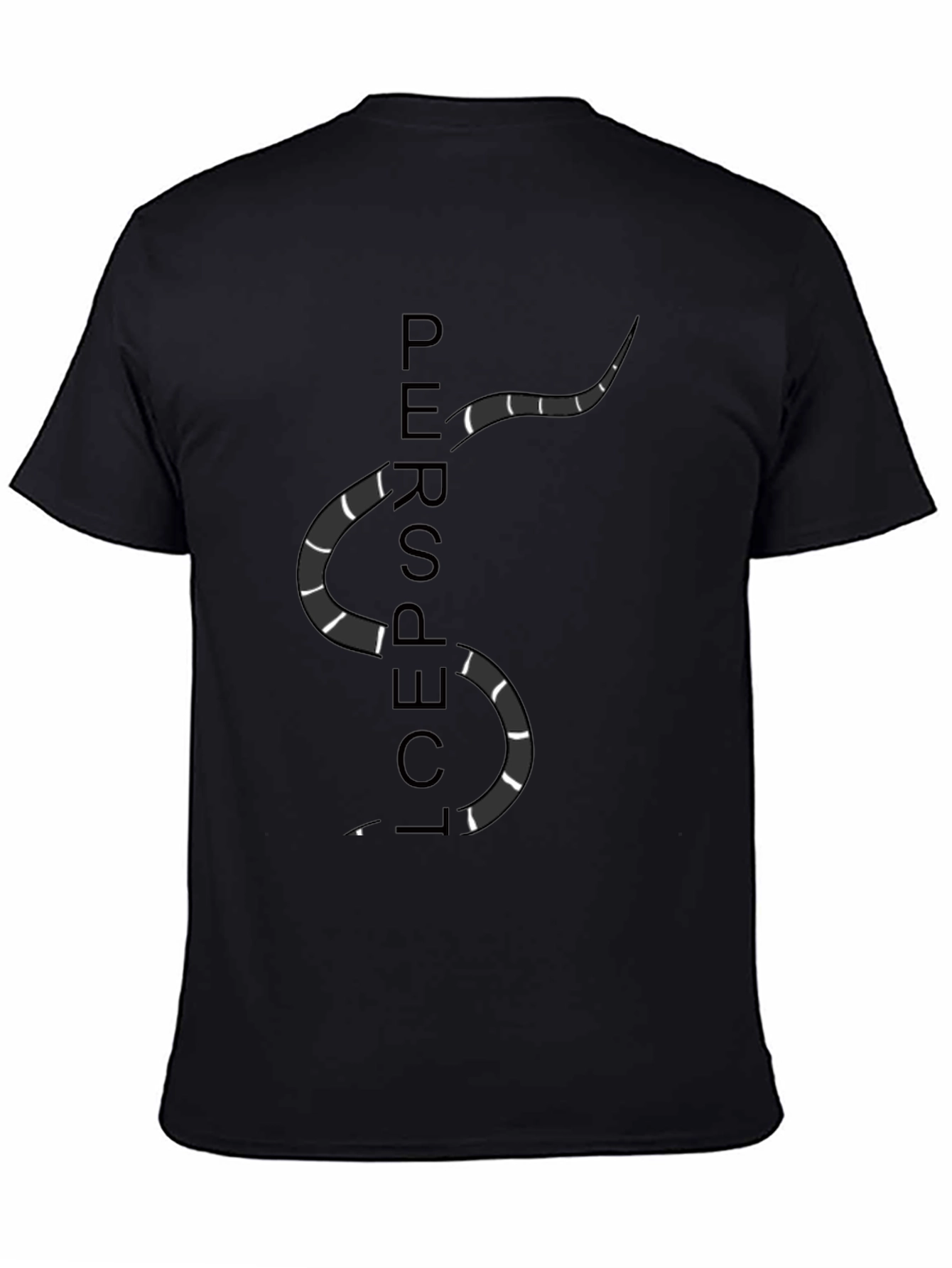 Perspective Snake Graphic Tee - Stylish Casual Wear