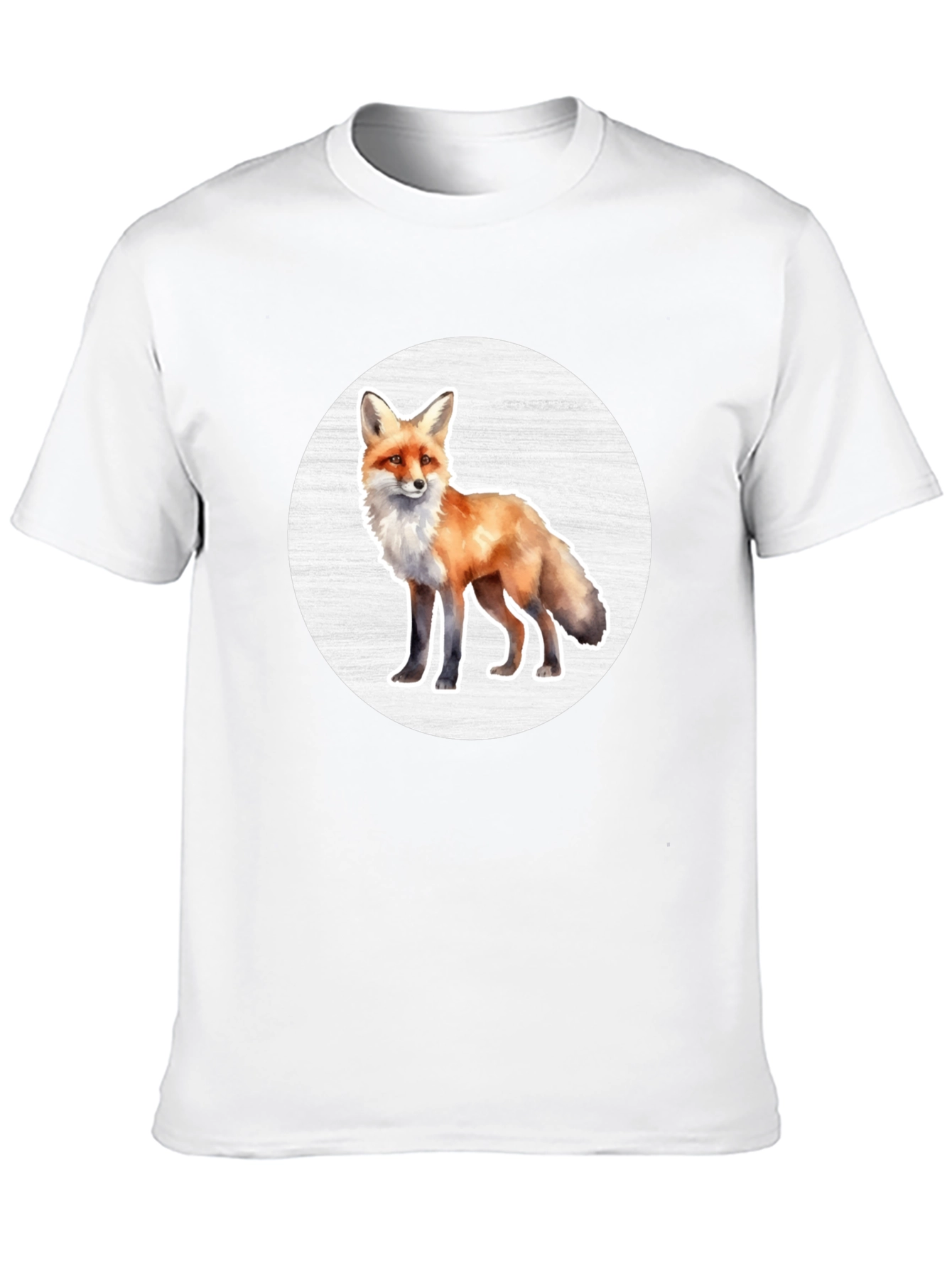 Fox Graphic Tee - Black Unisex T-Shirt