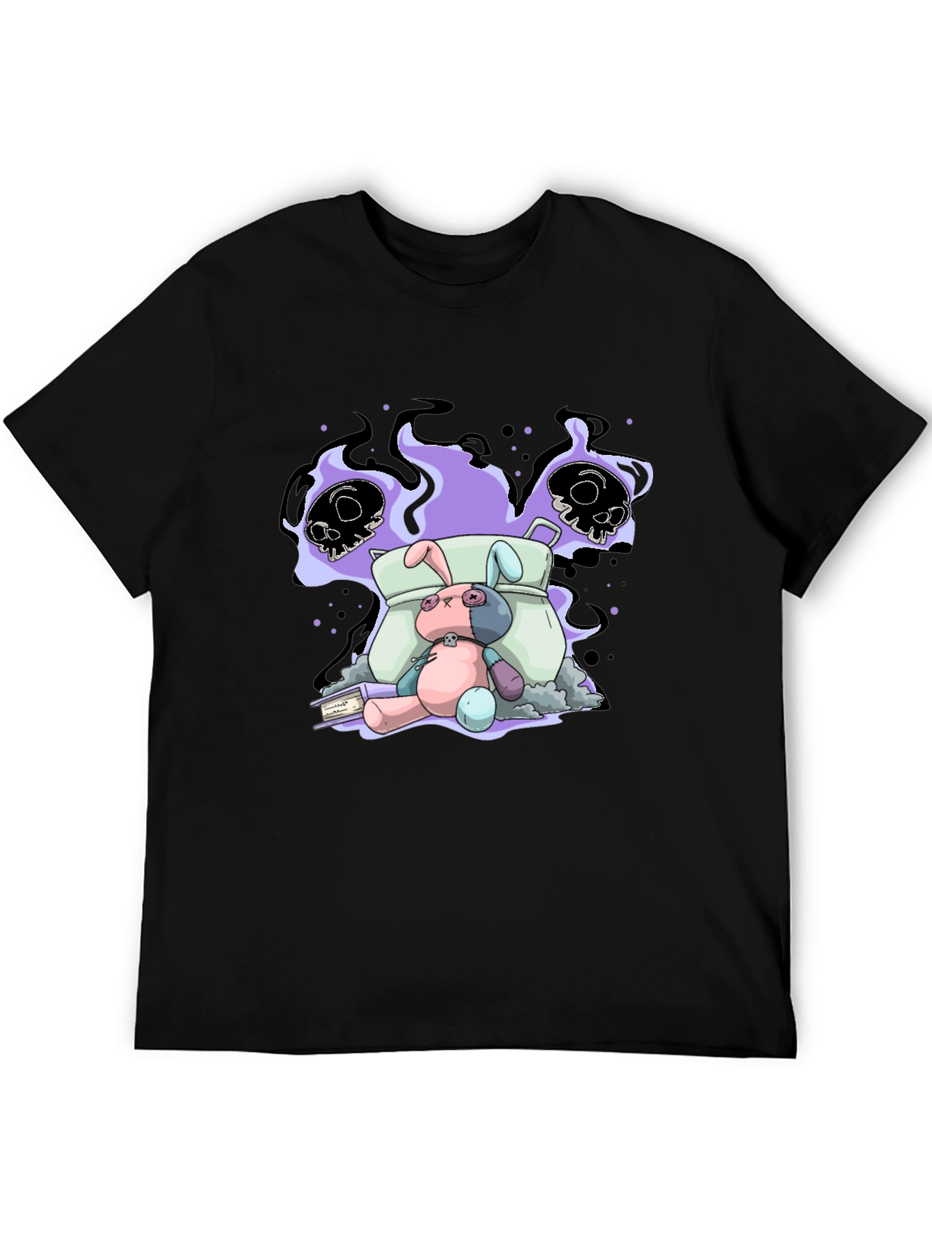 Spooky Bunny Graphic Tee - Unisex Cotton T-Shirt