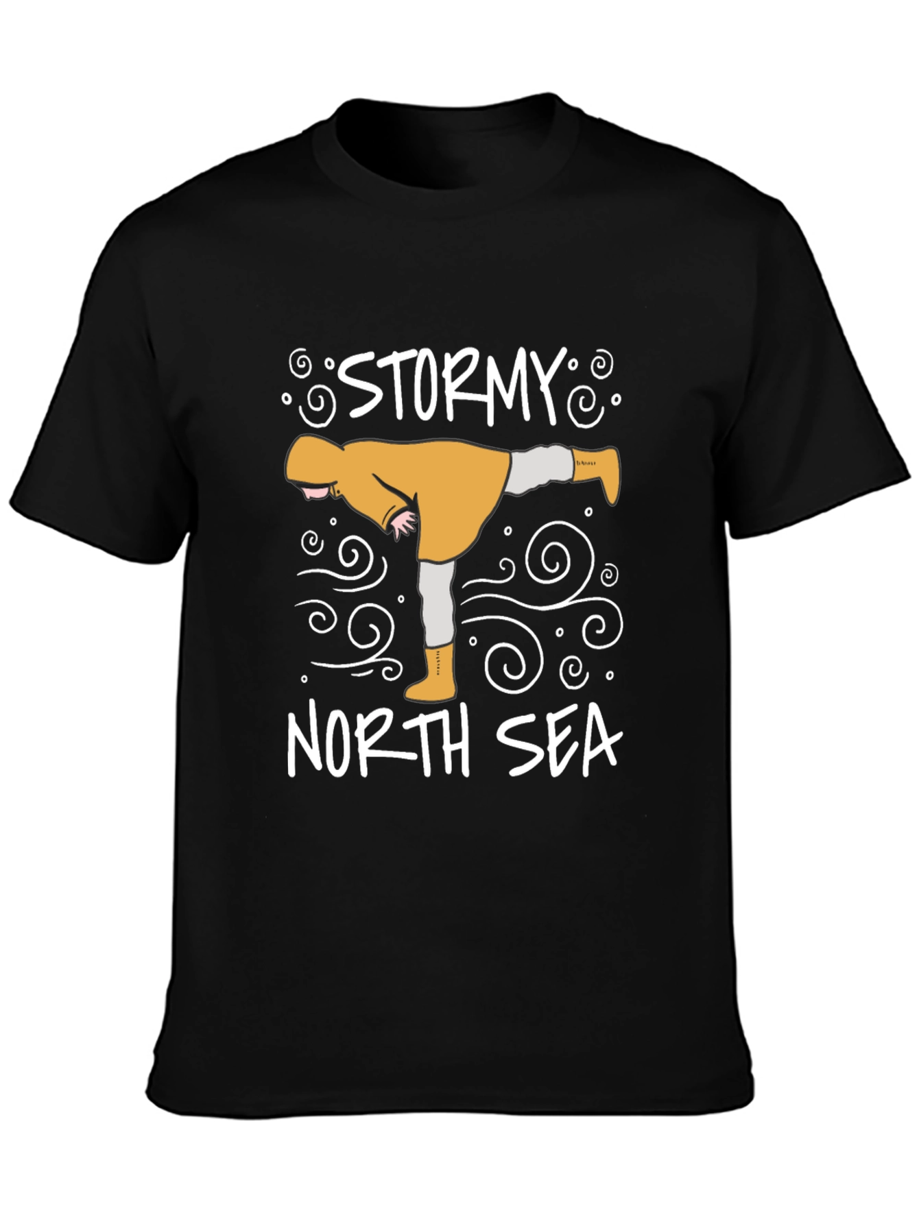 Stormy North Sea Graphic T-Shirt