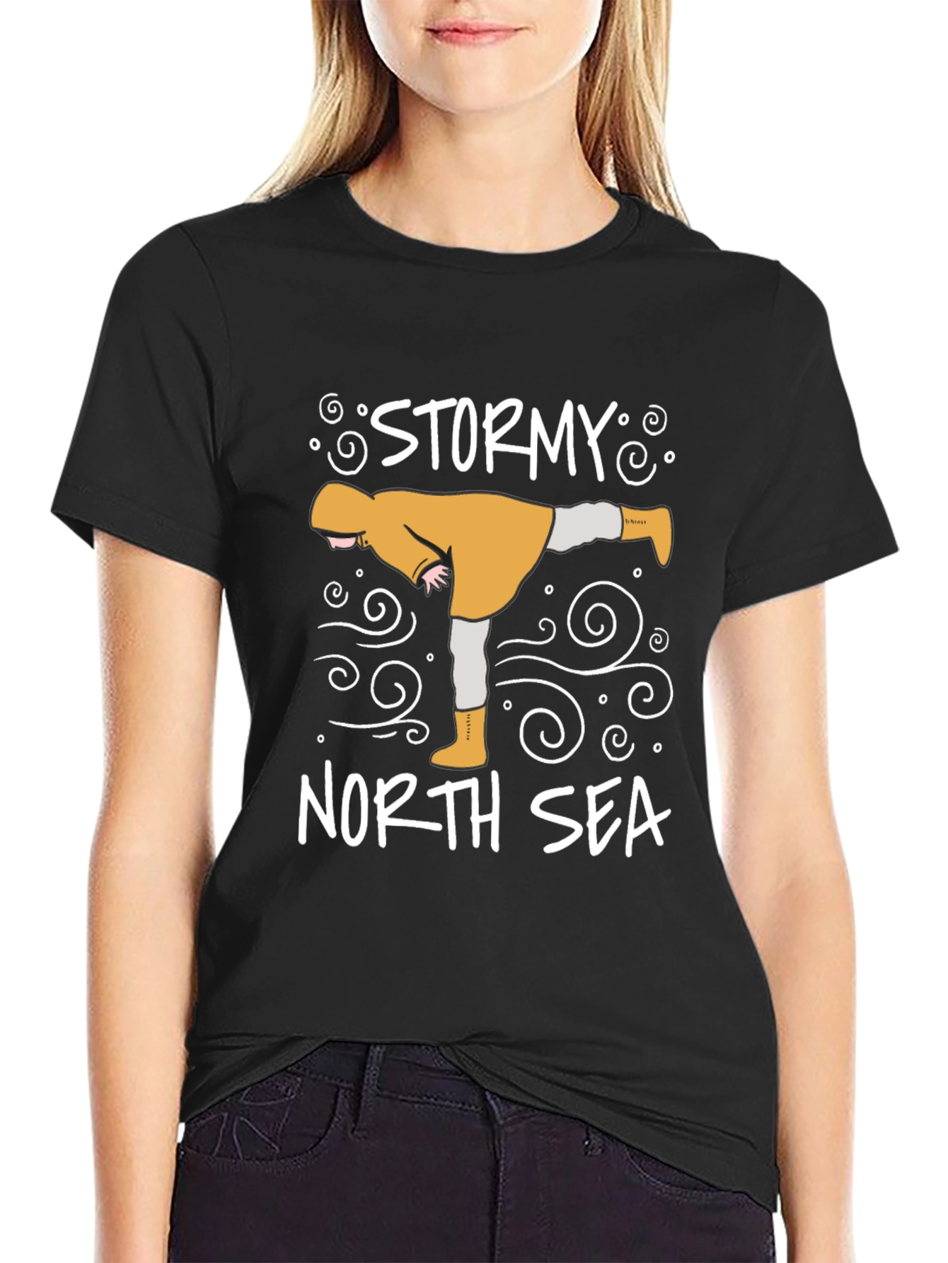 Stormy North Sea Graphic T-Shirt