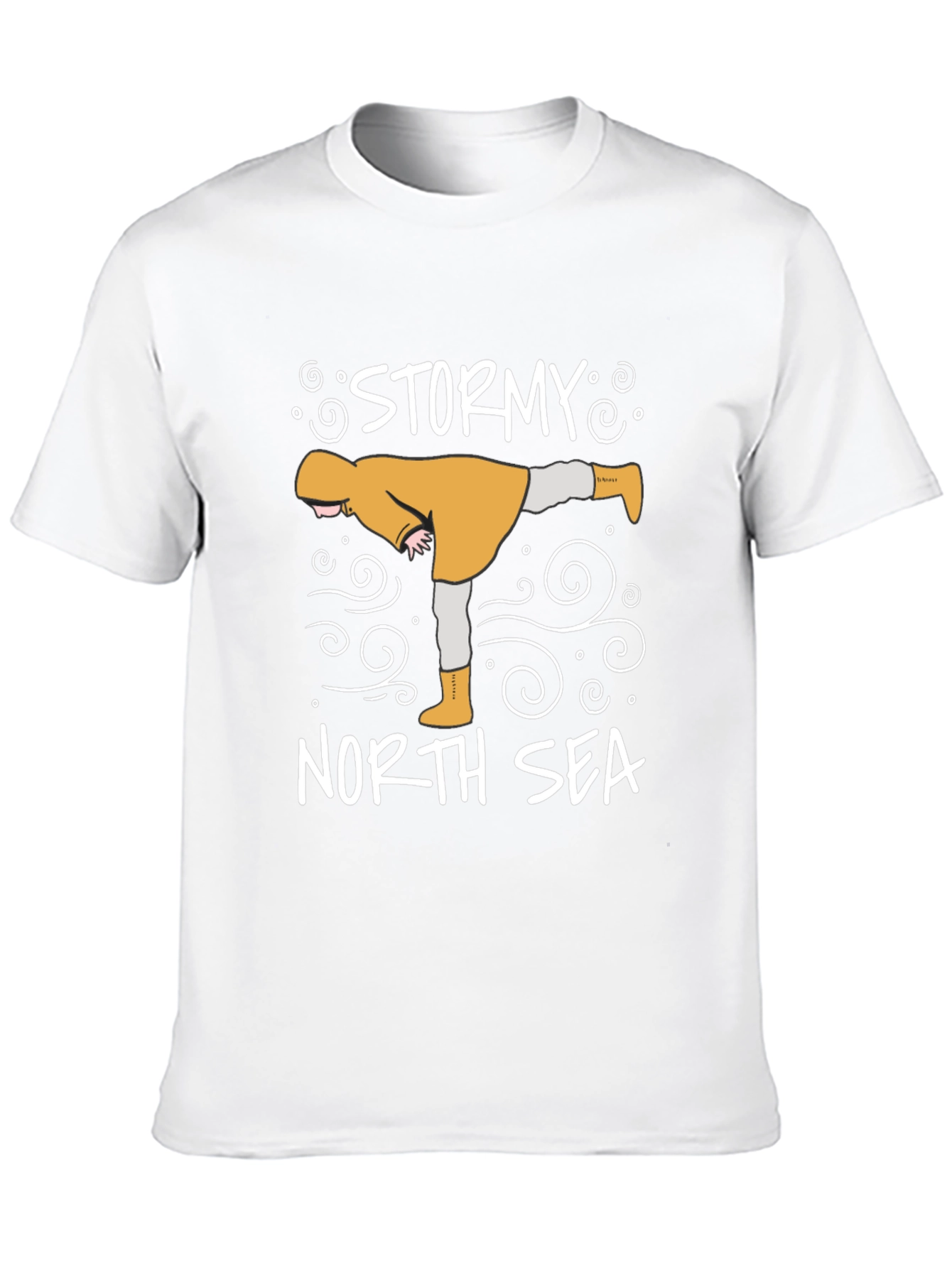 Stormy North Sea Graphic T-Shirt