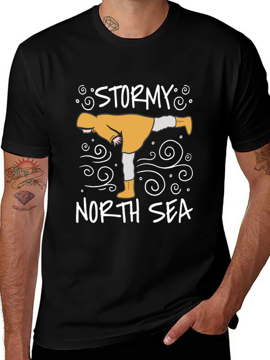 Stormy North Sea Graphic T-Shirt