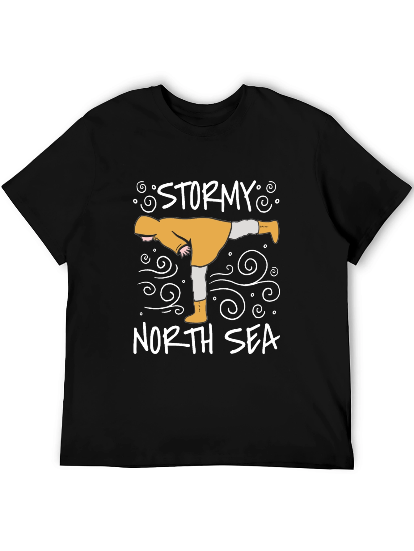 Stormy North Sea Graphic T-Shirt