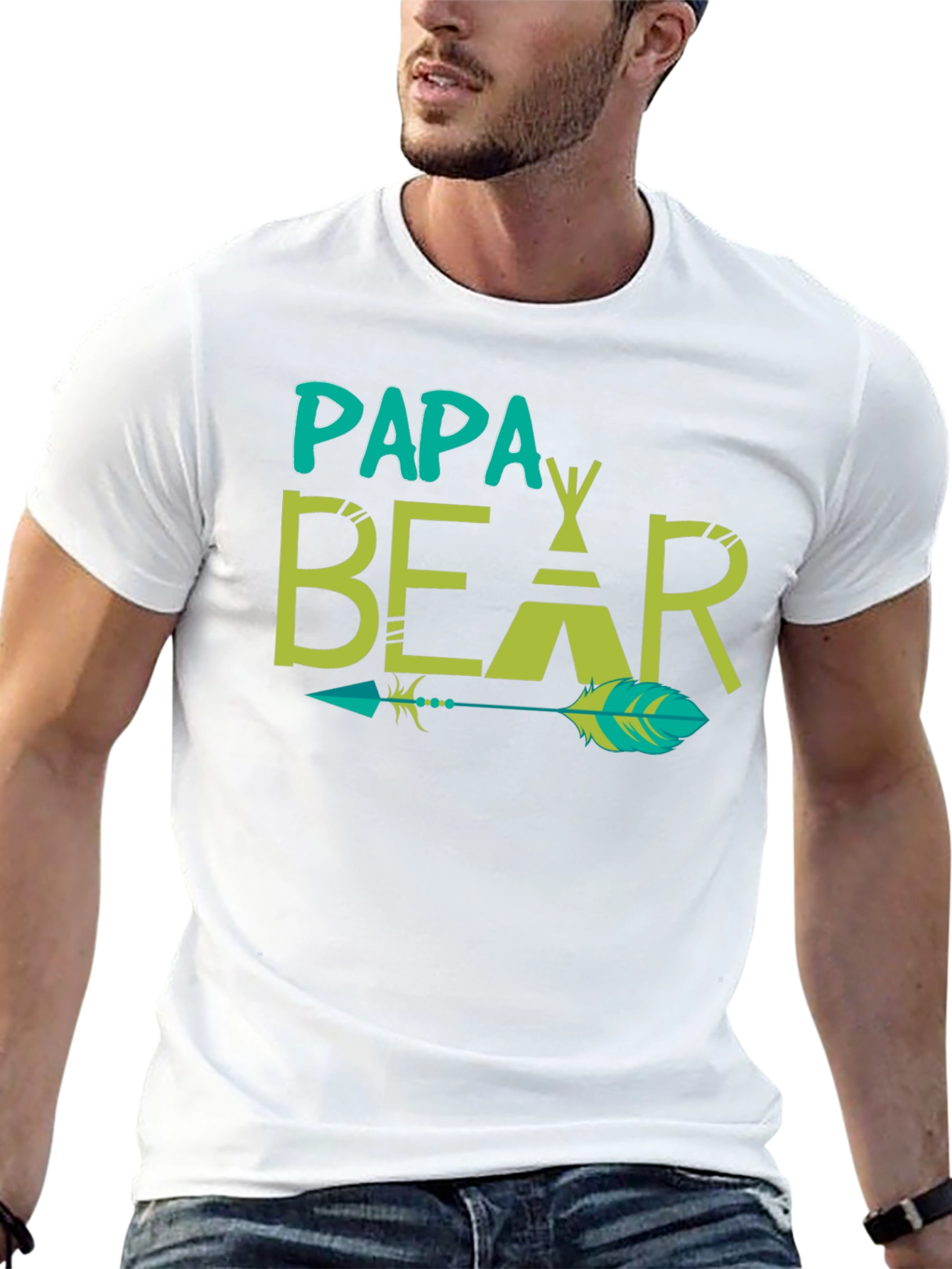 Papa Bear Tee - Fathers Day