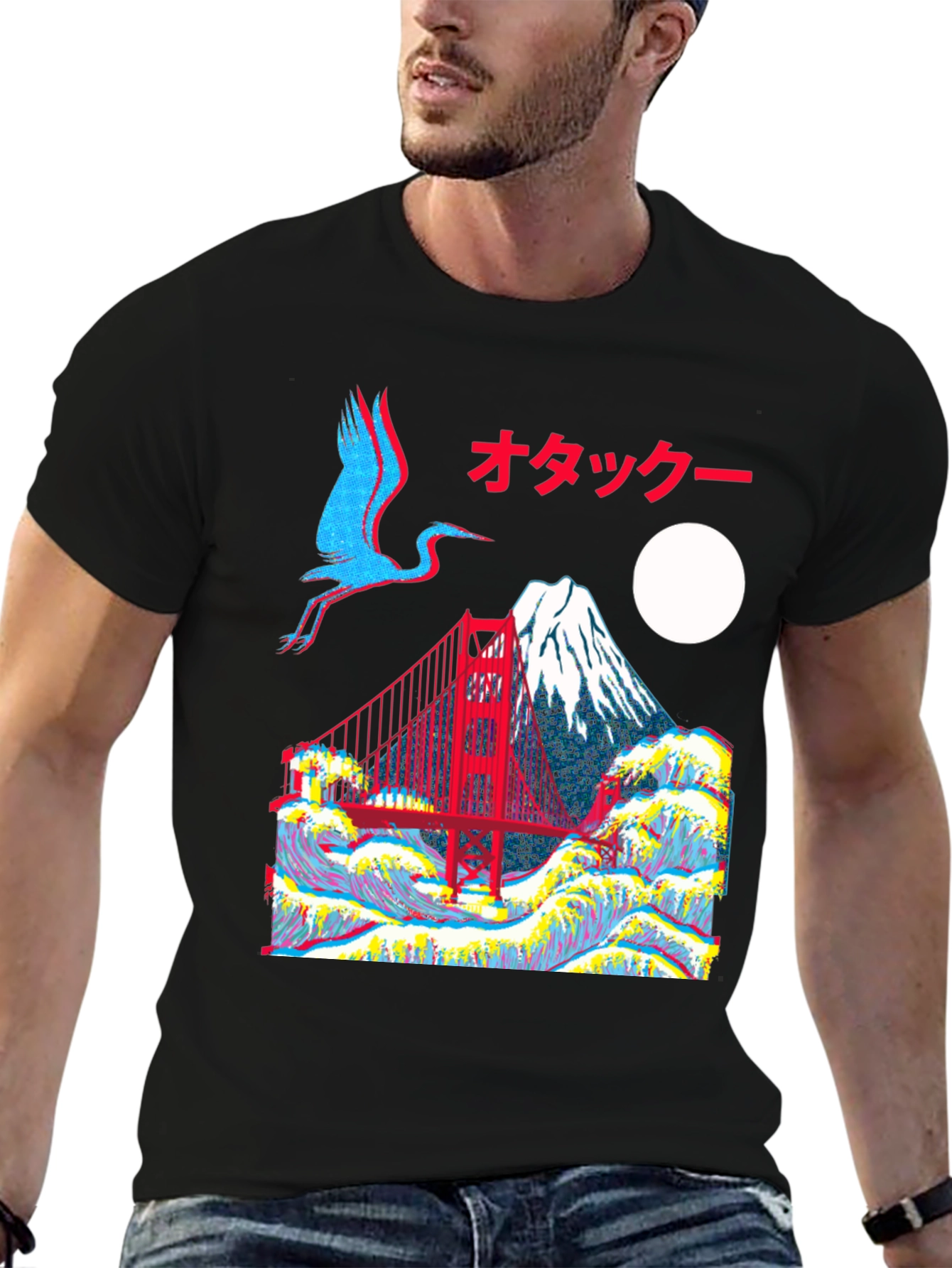 Japanese Otaku Bridge T-Shirt