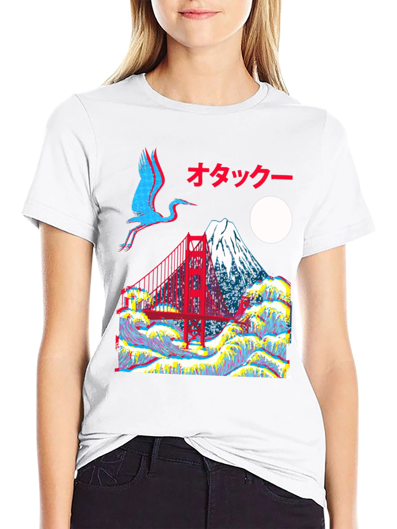 Japanese Otaku Bridge T-Shirt
