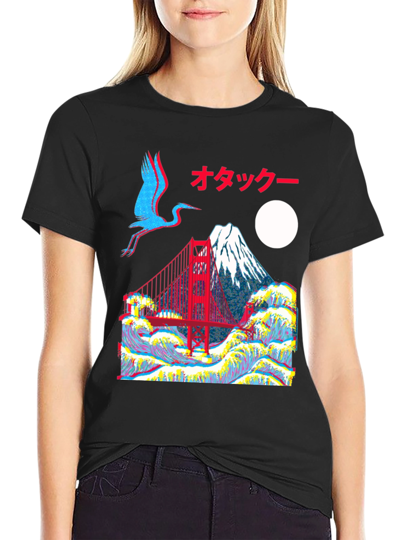 Japanese Otaku Bridge T-Shirt