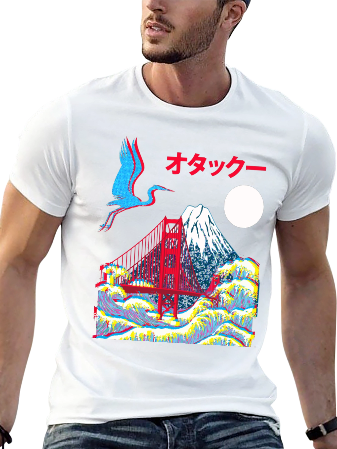Japanese Otaku Bridge T-Shirt