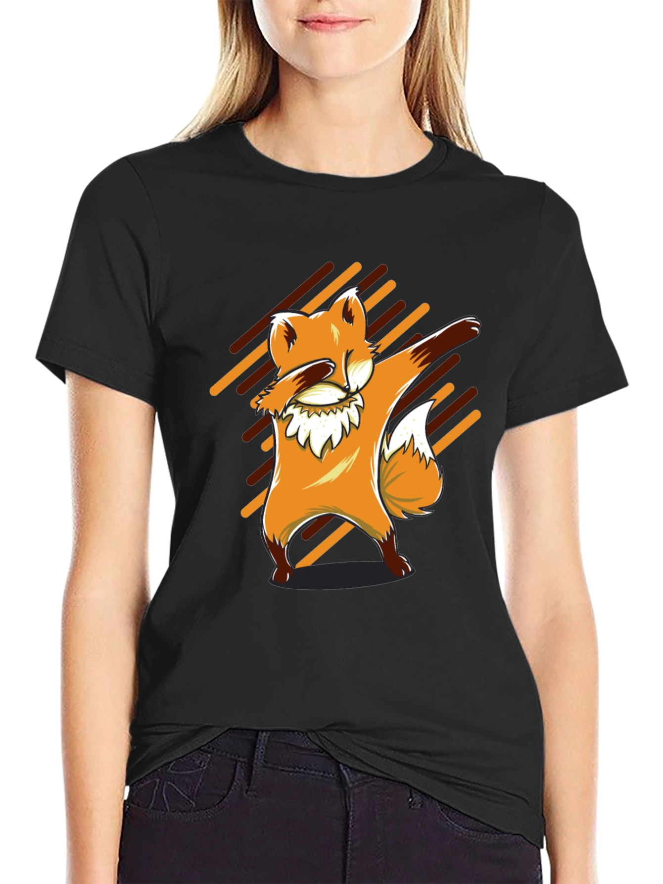 Dabbing Fox Graphic Tee - Unique Animal Design