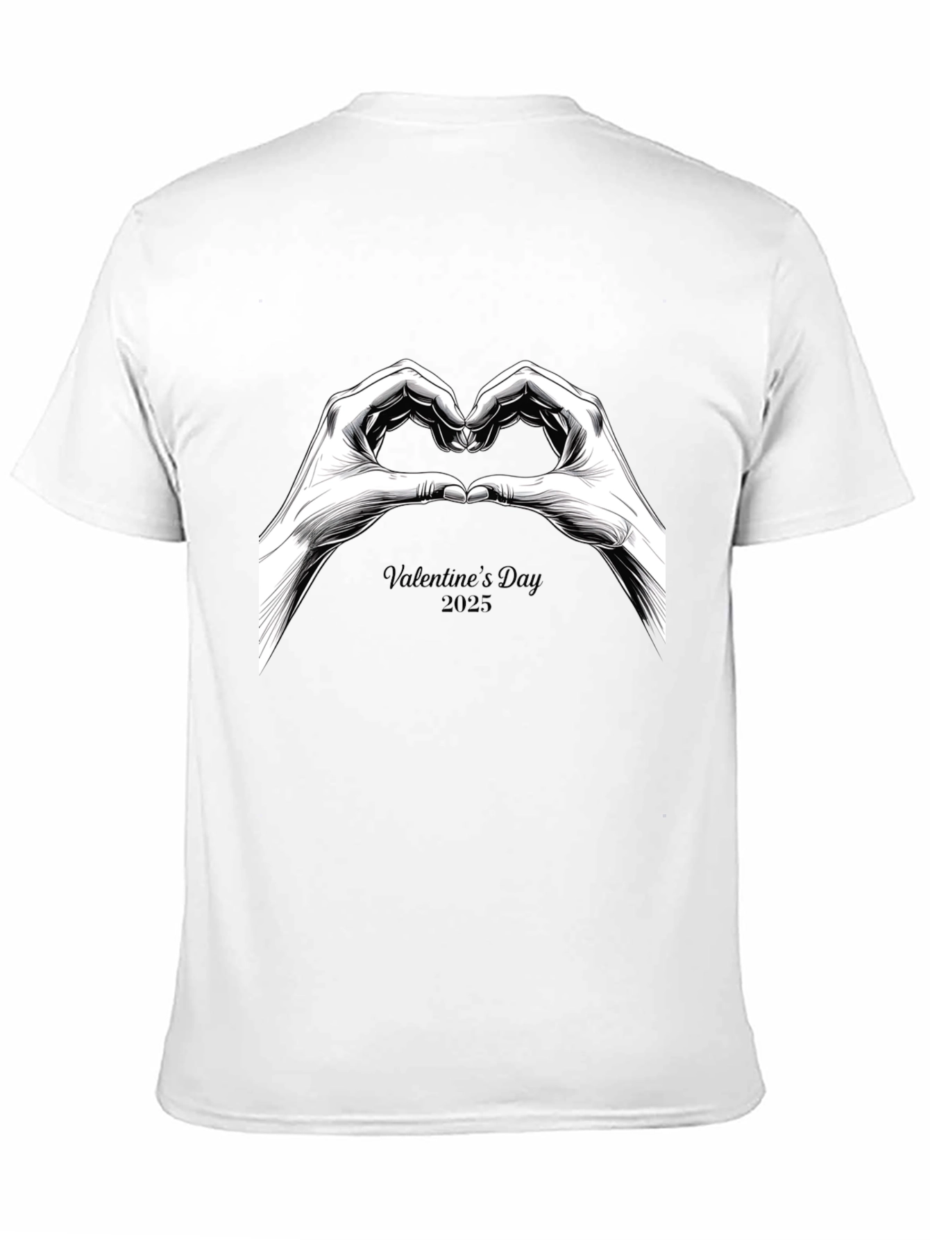 Valentines Day 2025 Heart Hands T-Shirt