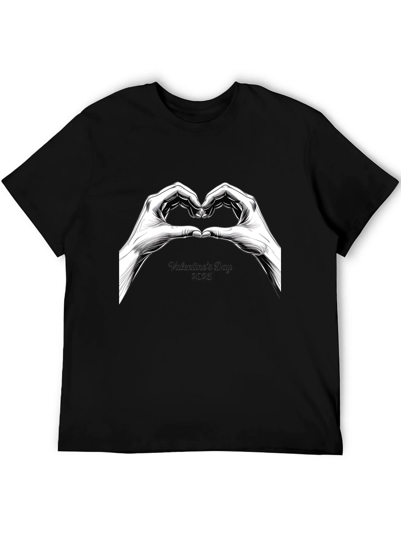 Valentines Day 2025 Heart Hands T-Shirt