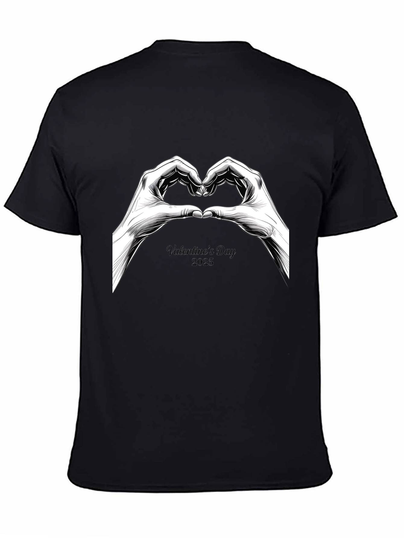 Valentines Day 2025 Heart Hands T-Shirt
