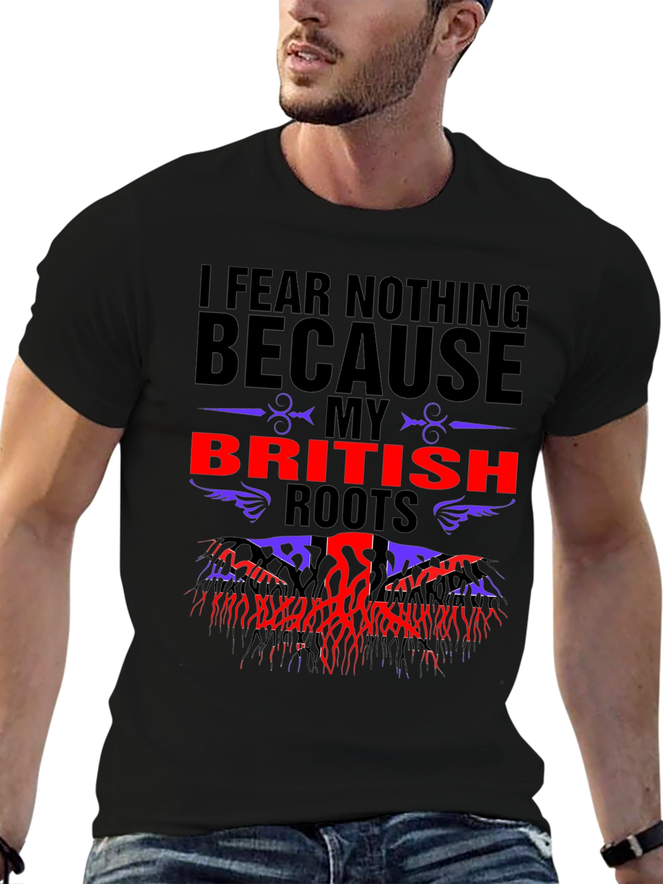 British Roots Graphic Tee - Fear Nothing