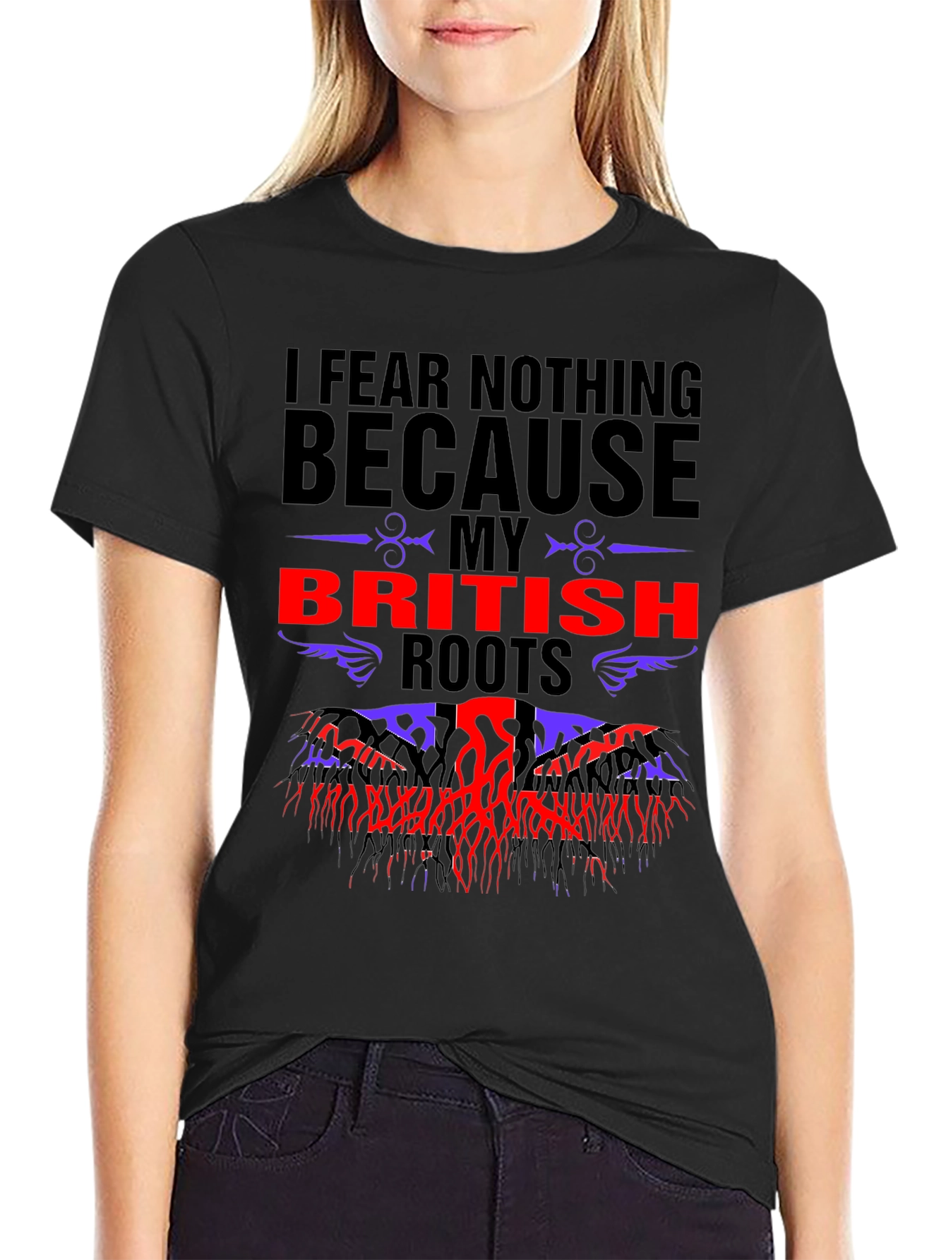 British Roots Graphic Tee - Fear Nothing