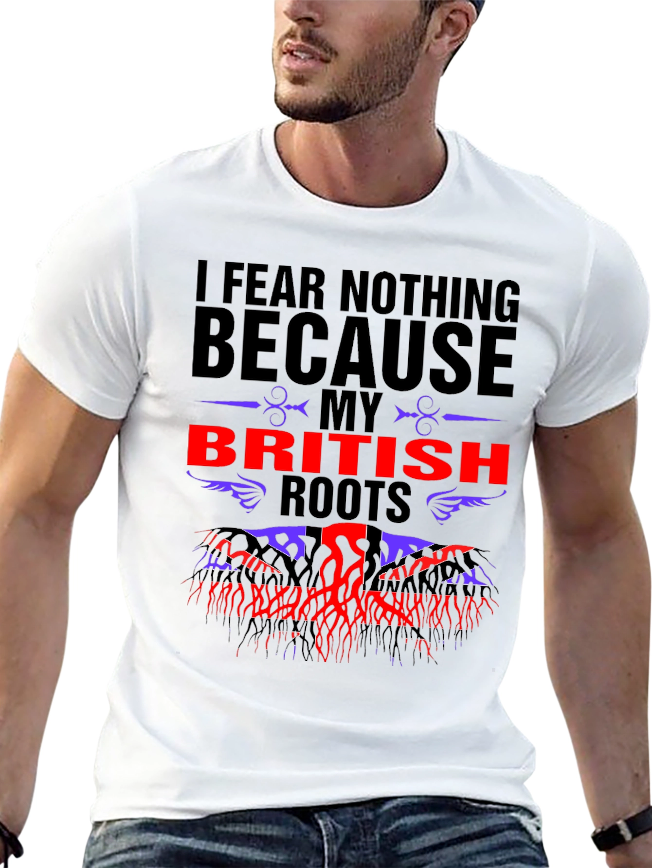 British Roots Graphic Tee - Fear Nothing