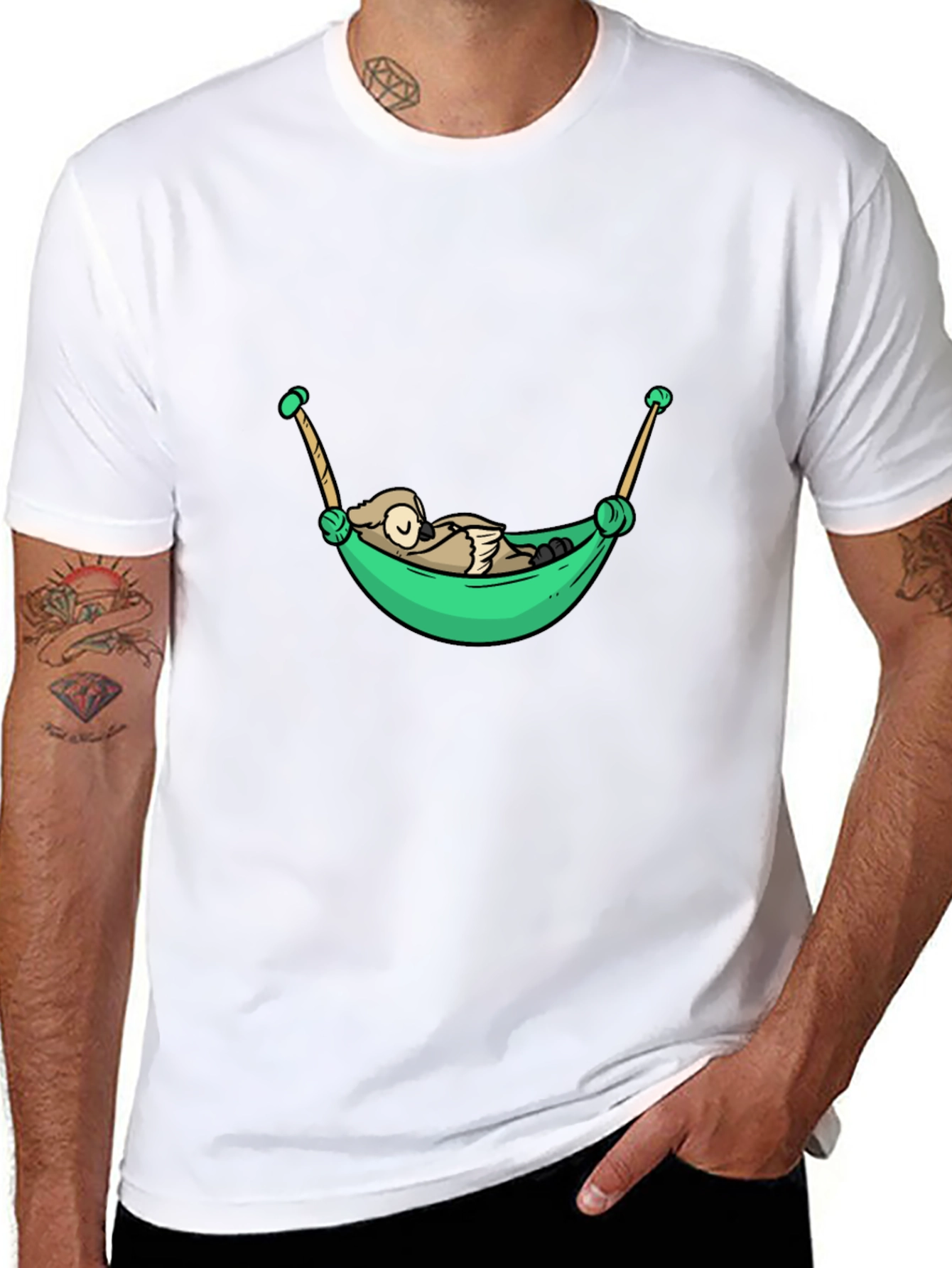 Relaxed Owl Hammock T-Shirt
