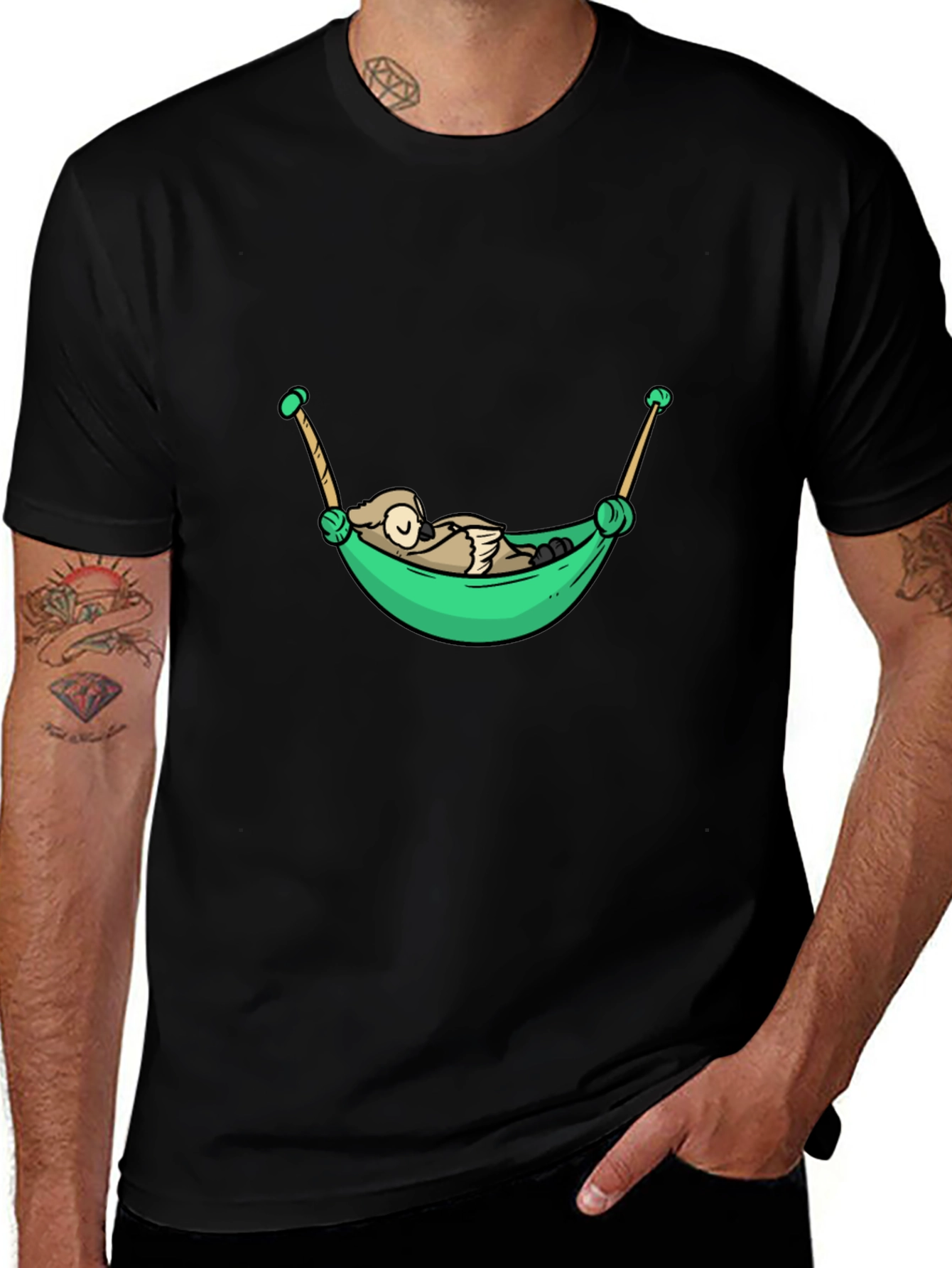 Relaxed Owl Hammock T-Shirt