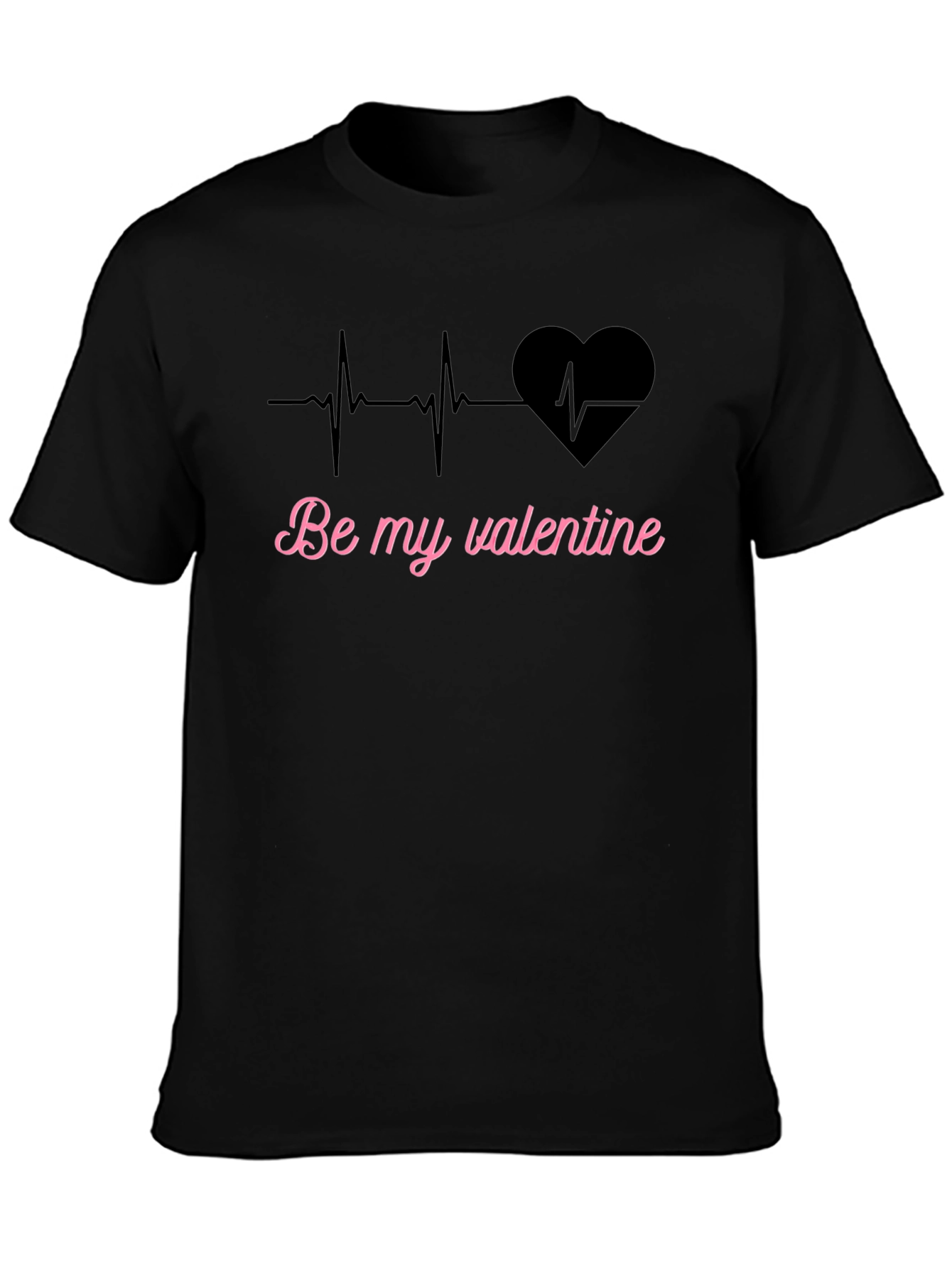 Be My Valentine Heartbeat Graphic Tee