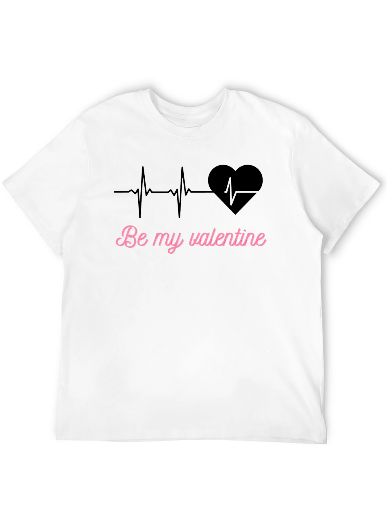 Be My Valentine Heartbeat Graphic Tee