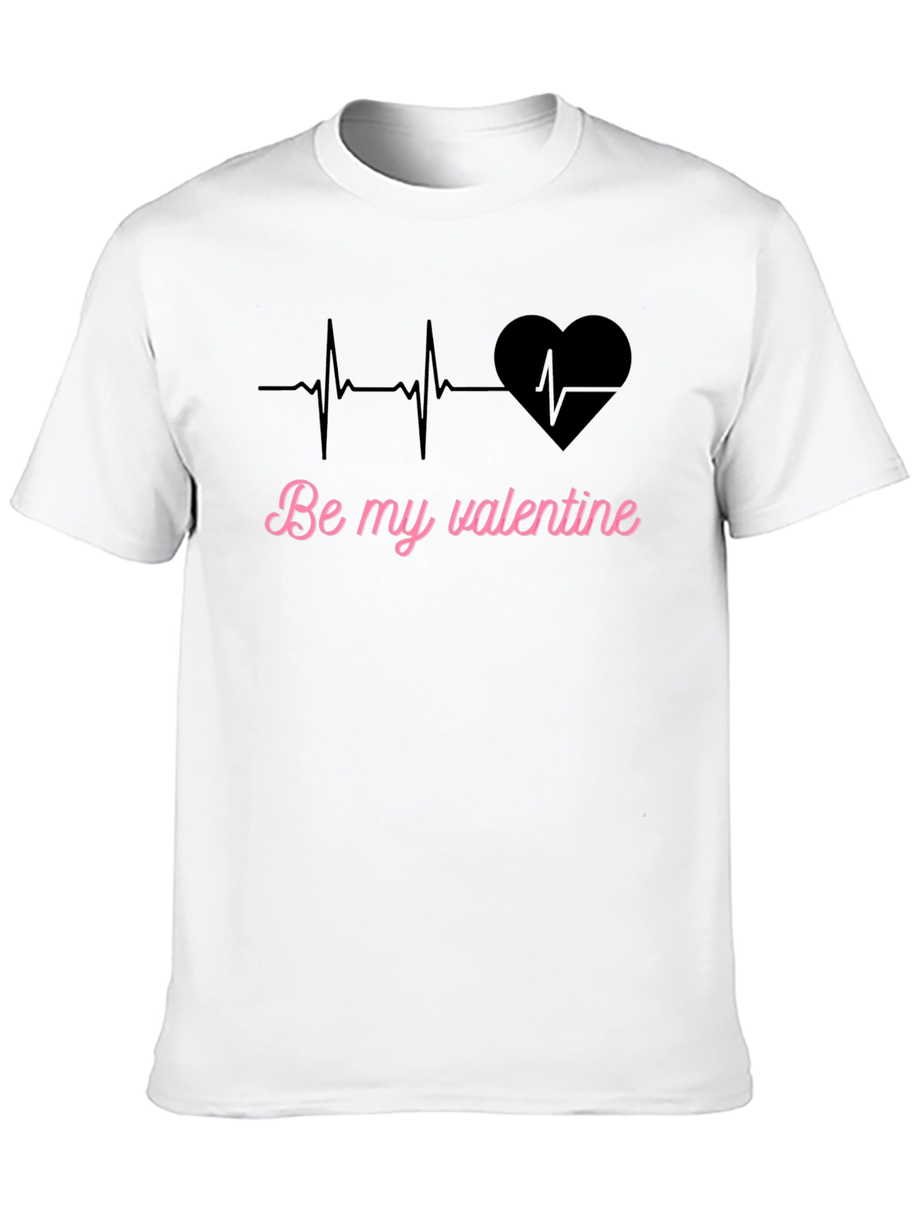 Be My Valentine Heartbeat Graphic Tee
